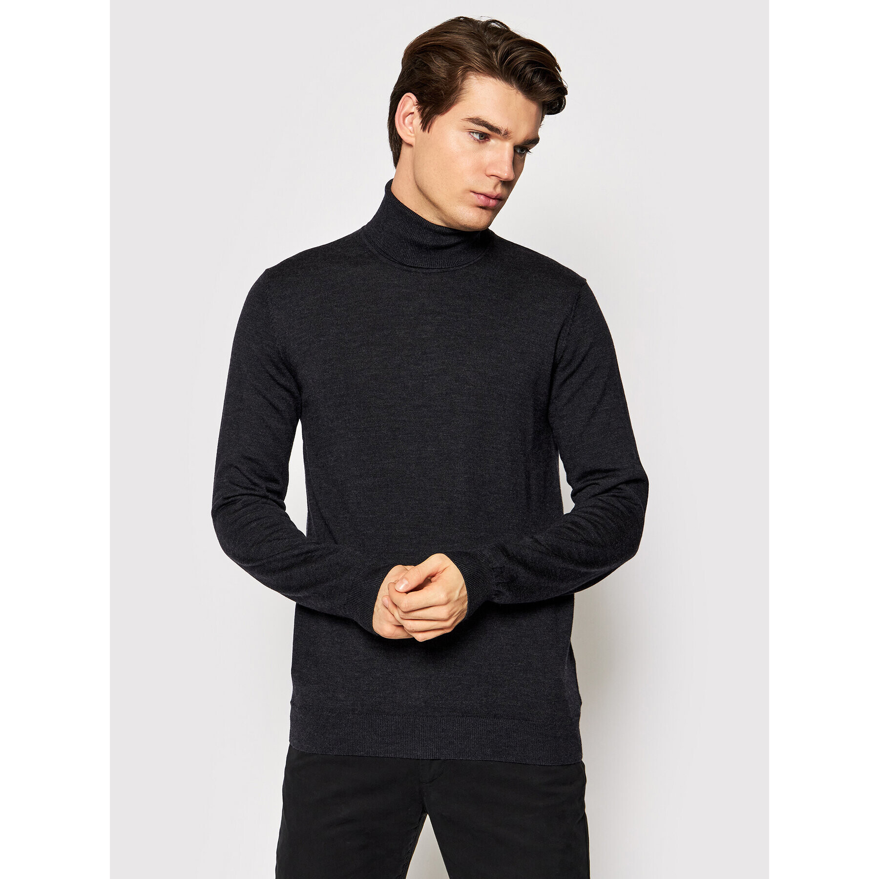 Hugo Поло San Thomas 3 50455988 Тъмносин Slim Fit - Pepit.bg