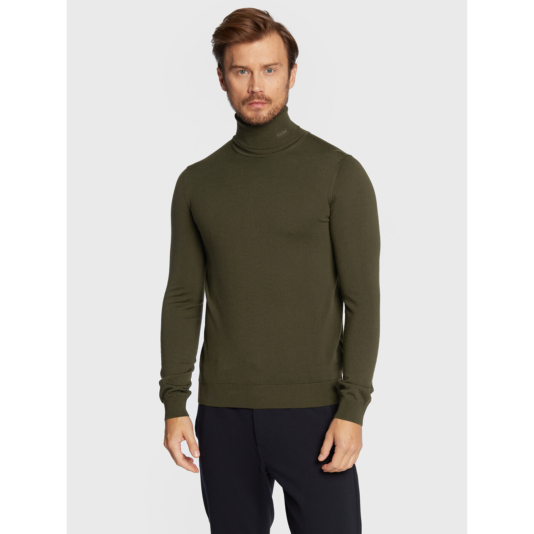 Hugo Поло San Thomas-M 50474174 Зелен Slim Fit - Pepit.bg