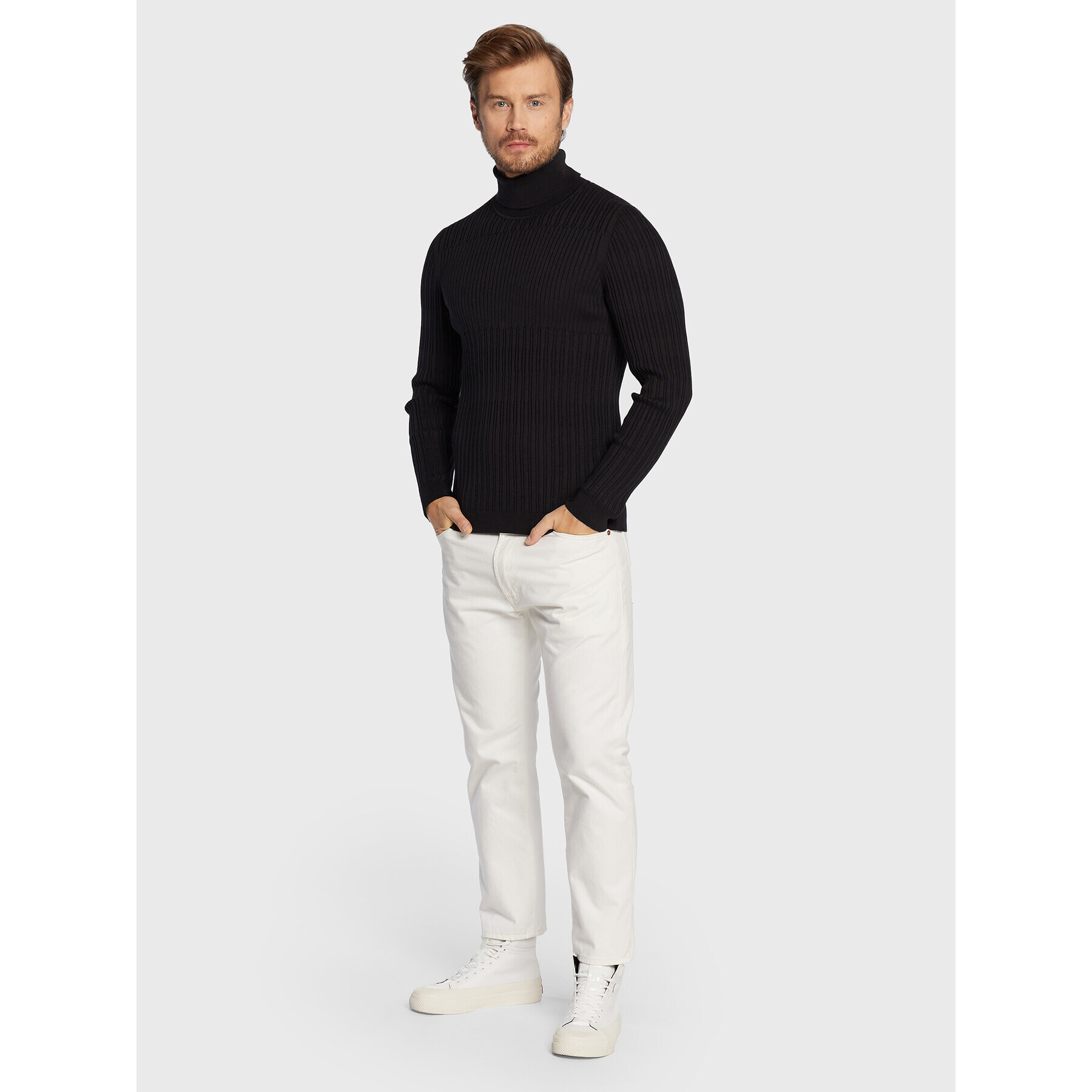 Hugo Поло Smaxo 50474823 Черен Slim Fit - Pepit.bg