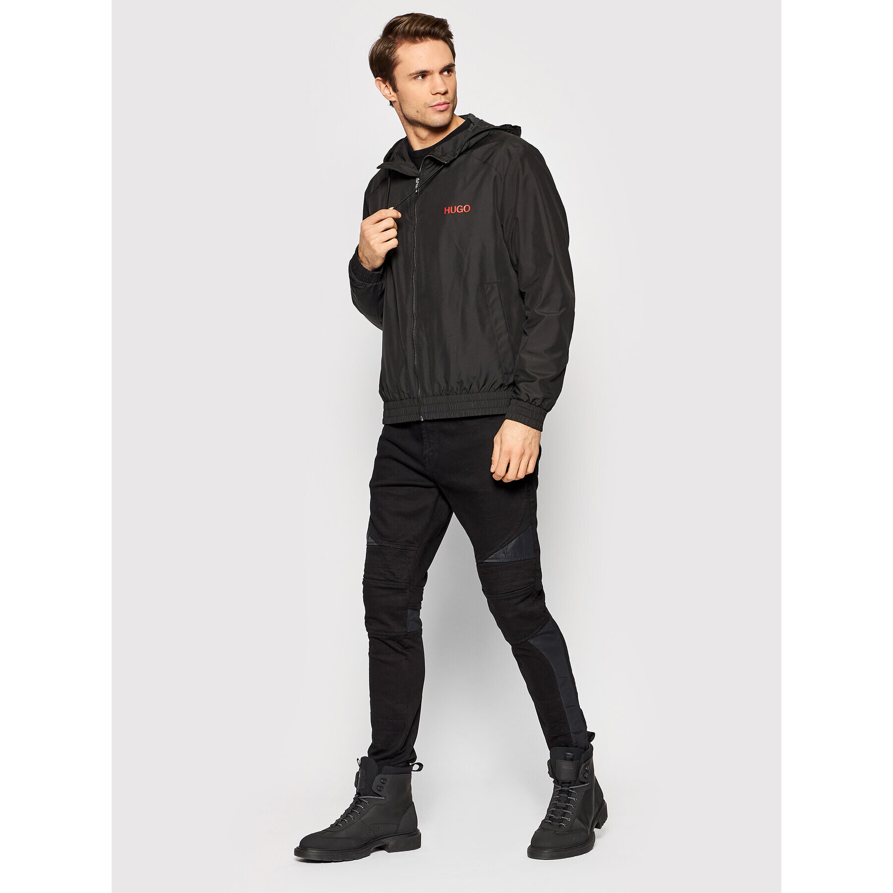 Hugo Преходно яке Benji2222 50470165 Черен Regular Fit - Pepit.bg