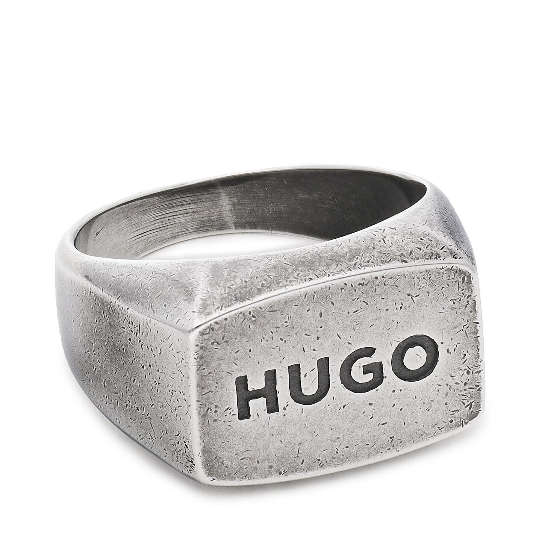 Hugo Пръстен E-Logobold 50472524 Сребрист - Pepit.bg