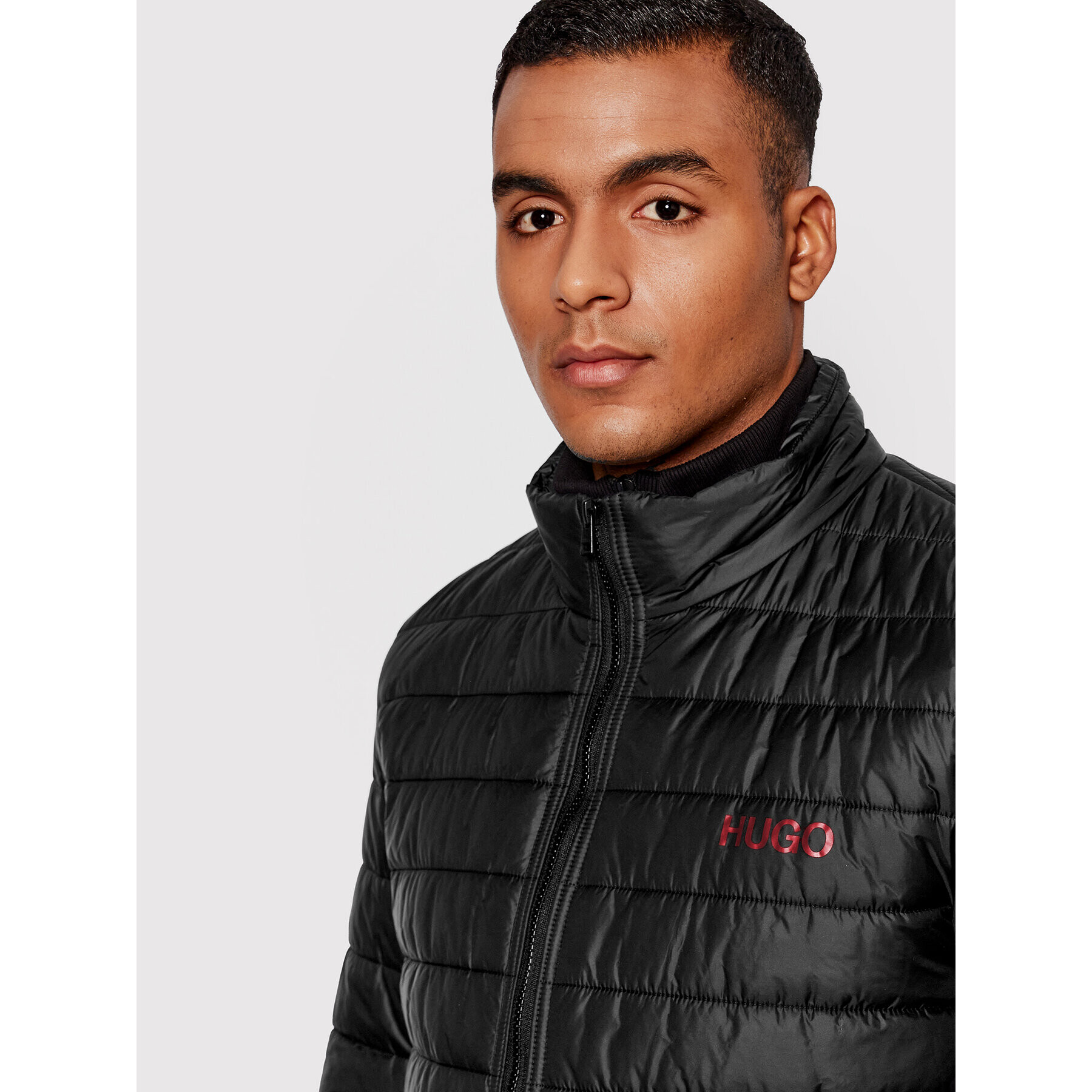 Hugo Пухено яке Benti2222 50470179 Черен Regular Fit - Pepit.bg