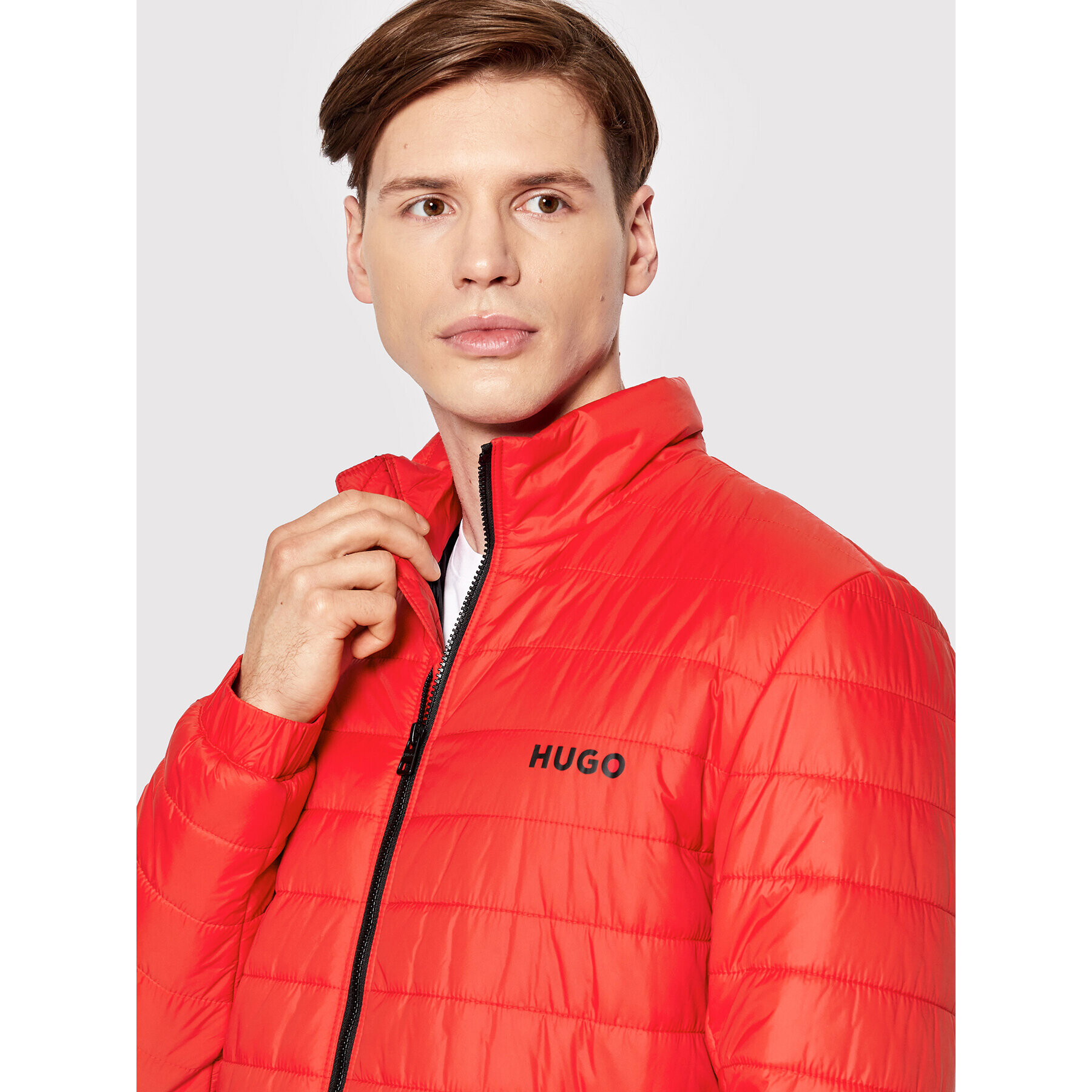 Hugo Пухено яке Benti2221 50468719 Червен Slim Fit - Pepit.bg