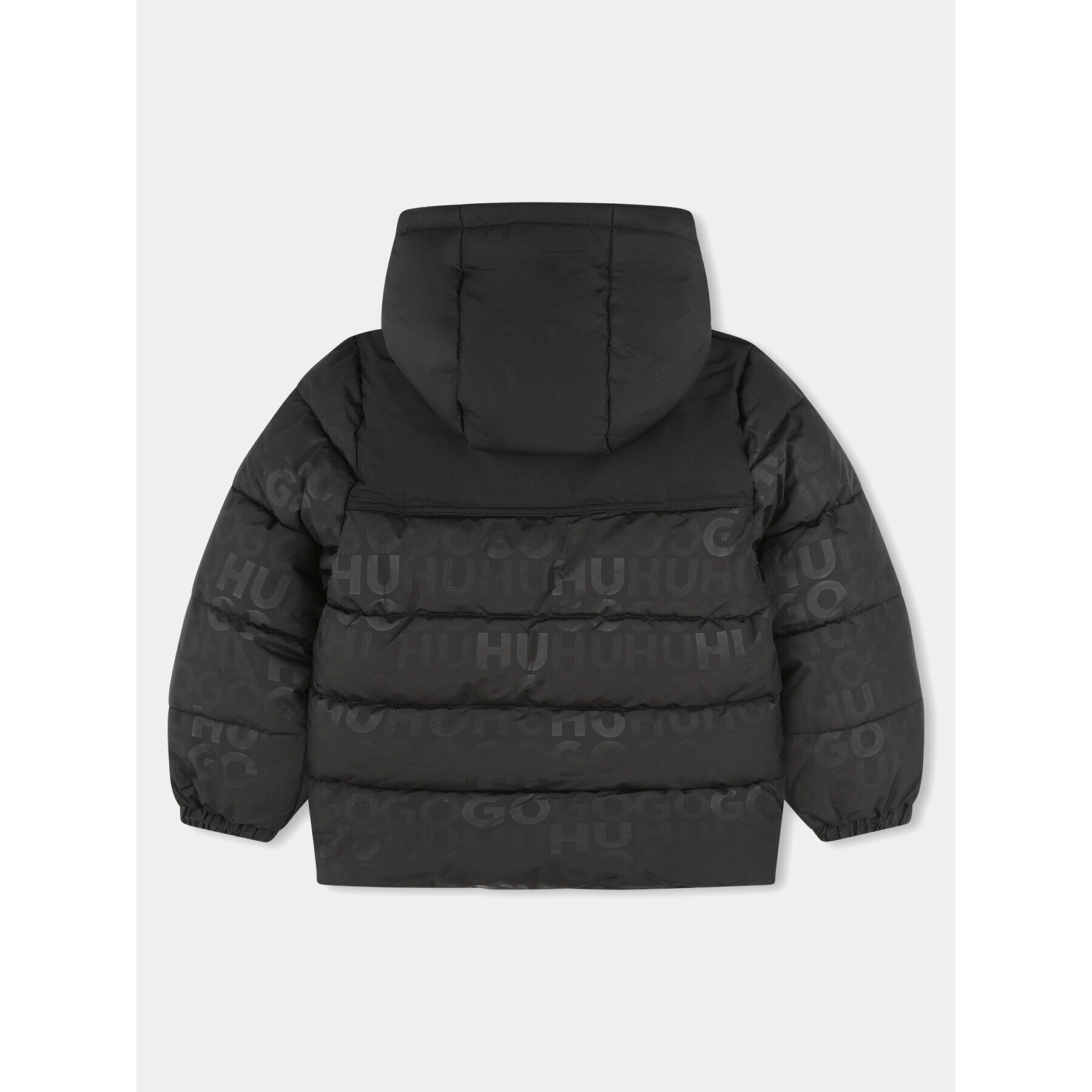 Hugo Пухено яке G26112 D Черен Regular Fit - Pepit.bg