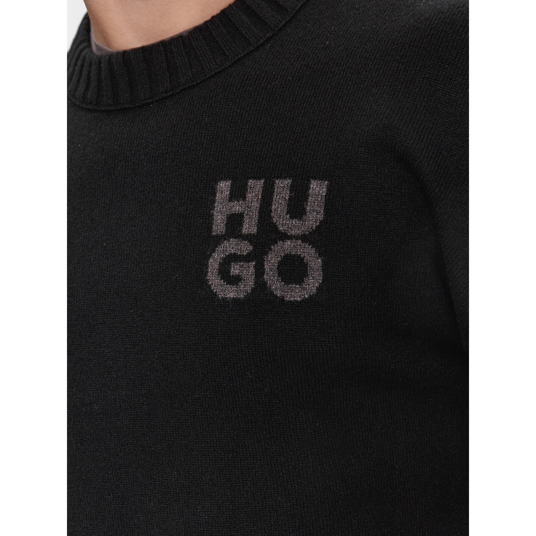 Hugo Пуловер San Cassio-L 50500015 Черен Regular Fit - Pepit.bg