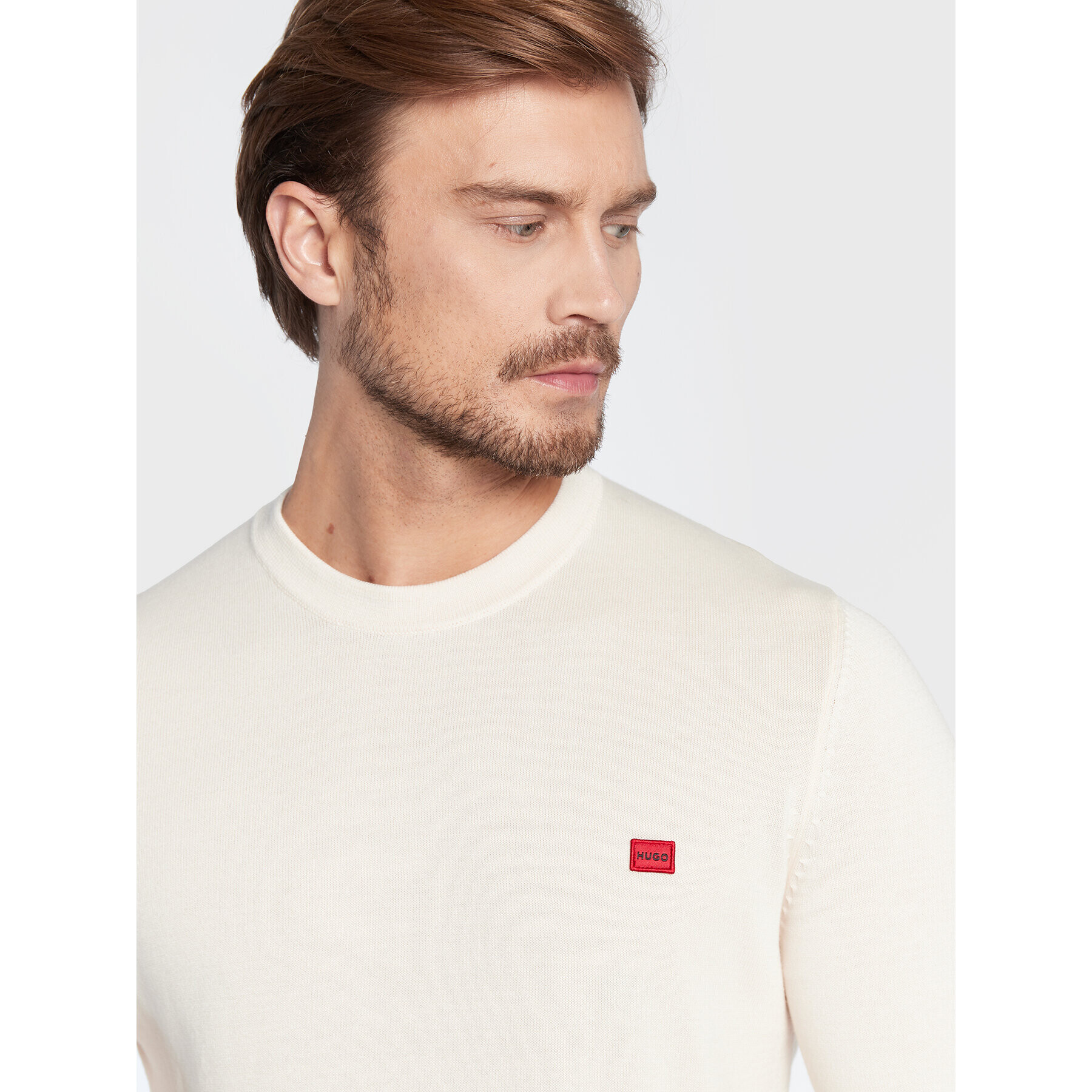 Hugo Пуловер San Cassius-C1 50475083 Бежов Regular Fit - Pepit.bg