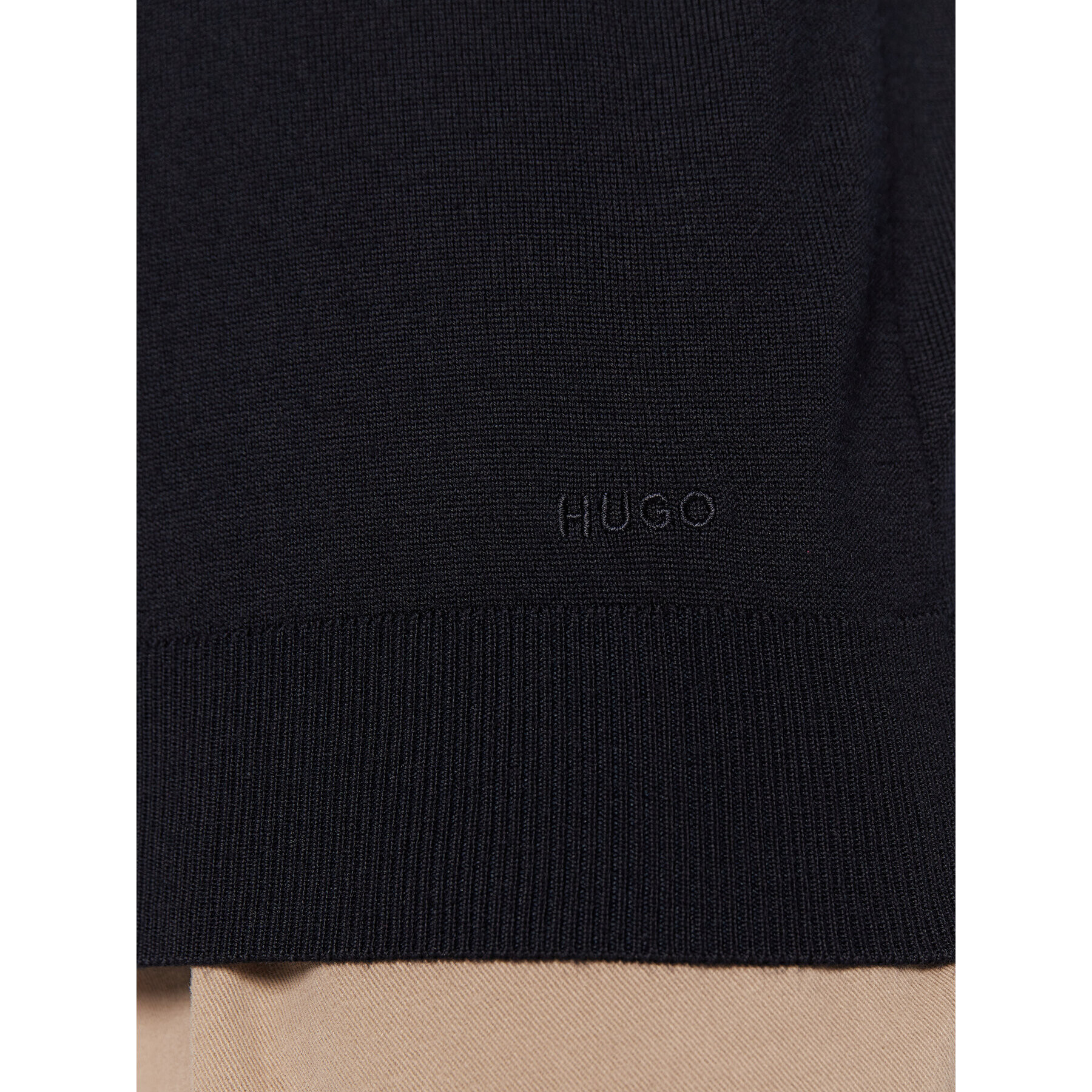 Hugo Пуловер San Cedric-M1 50476832 Тъмносин Slim Fit - Pepit.bg