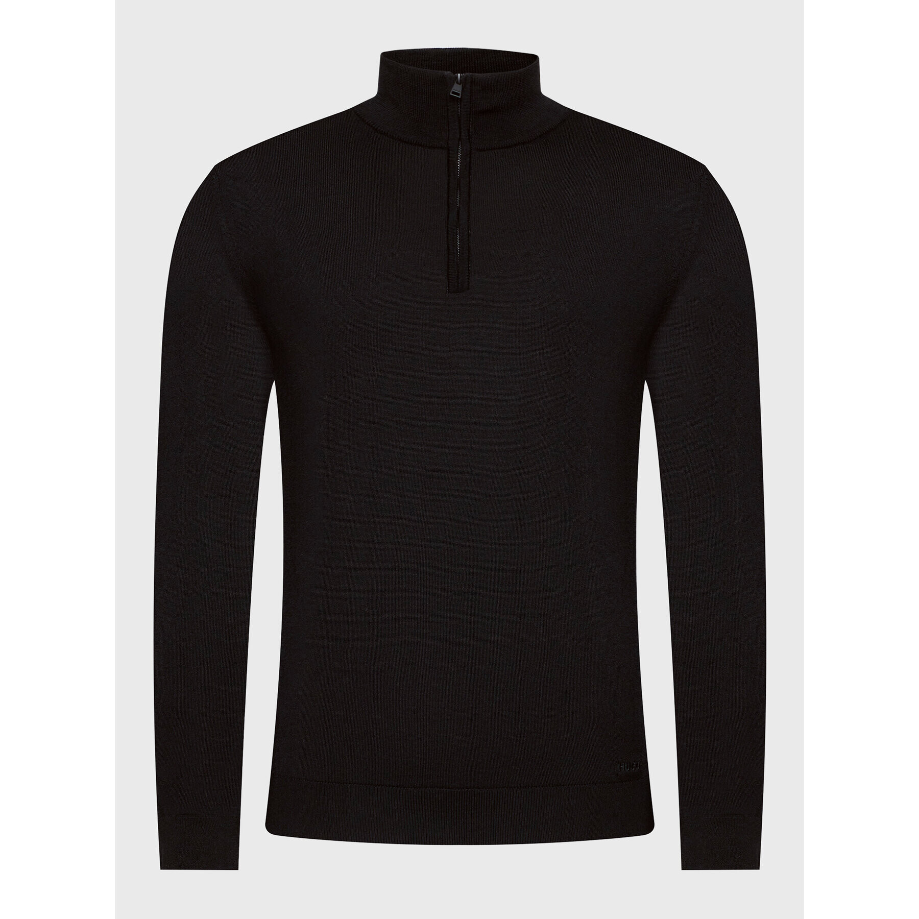 Hugo Пуловер San Quirin-M 50474175 Черен Regular Fit - Pepit.bg