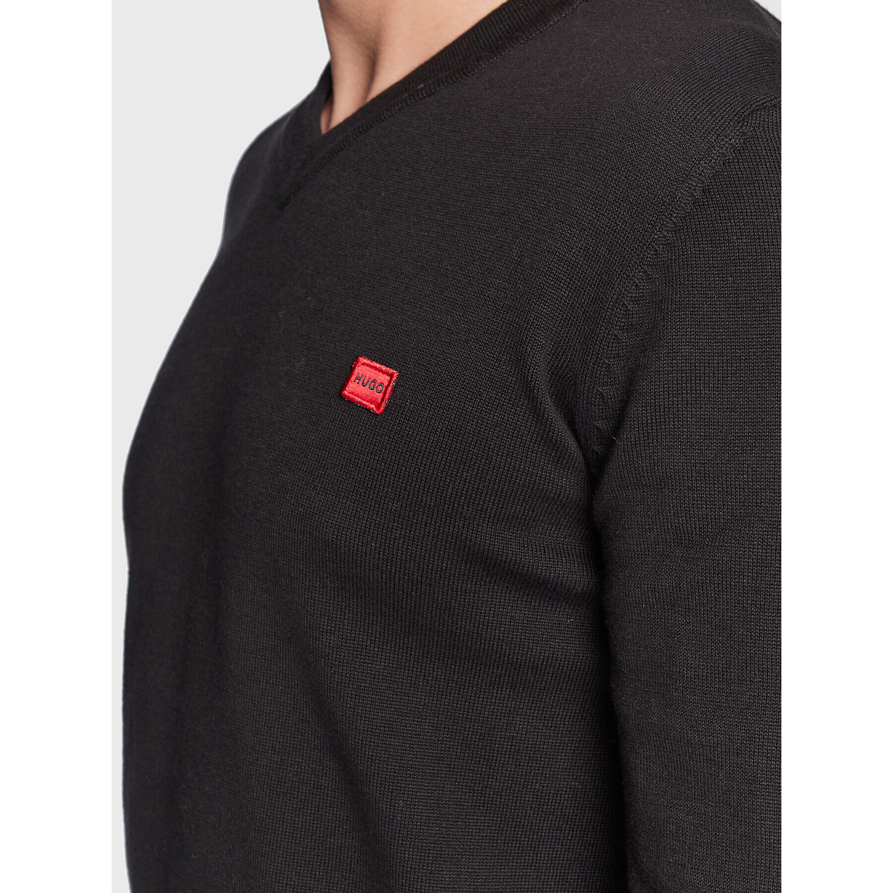 Hugo Пуловер San Valerio-C 50474171 Черен Regular Fit - Pepit.bg