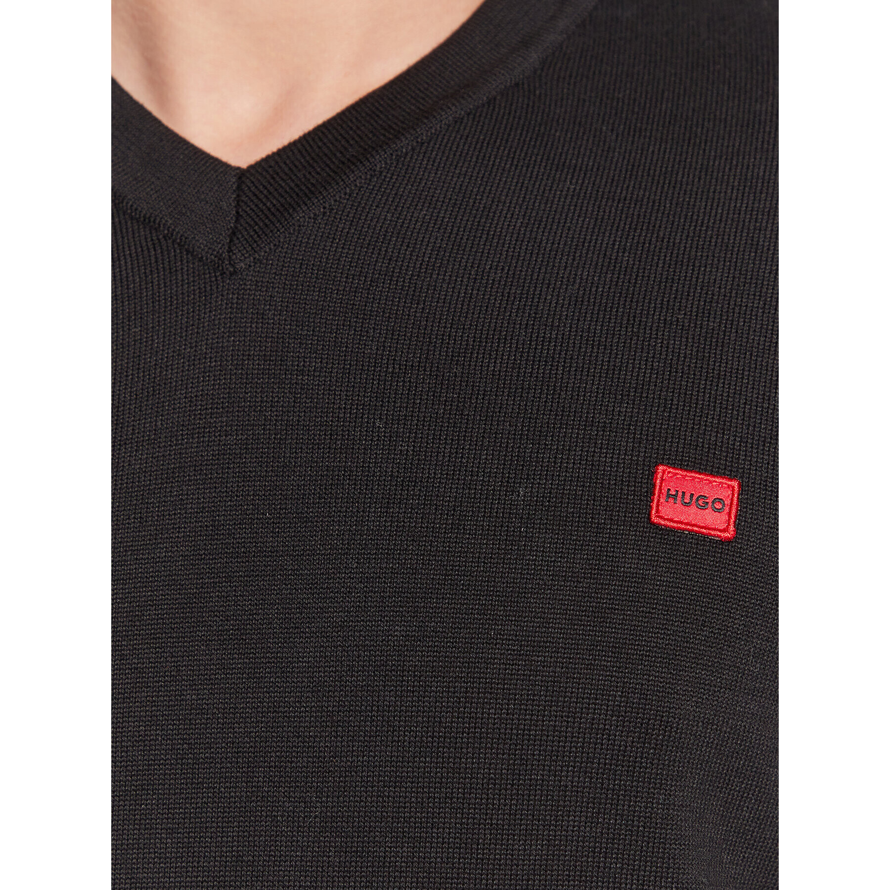 Hugo Пуловер San Valerio-C 50474171 Черен Regular Fit - Pepit.bg