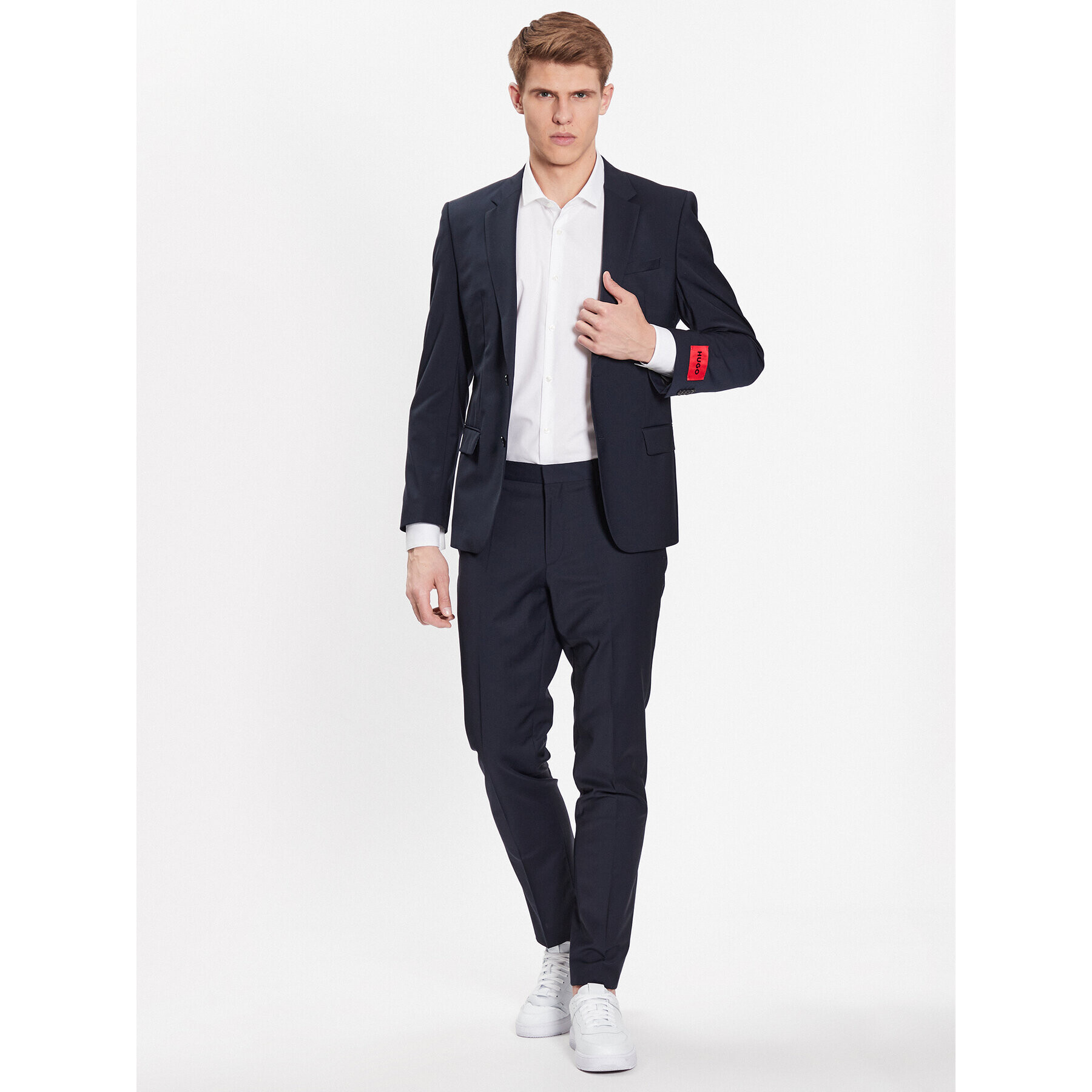 Hugo Риза 50389769 Бял Extra Slim Fit - Pepit.bg