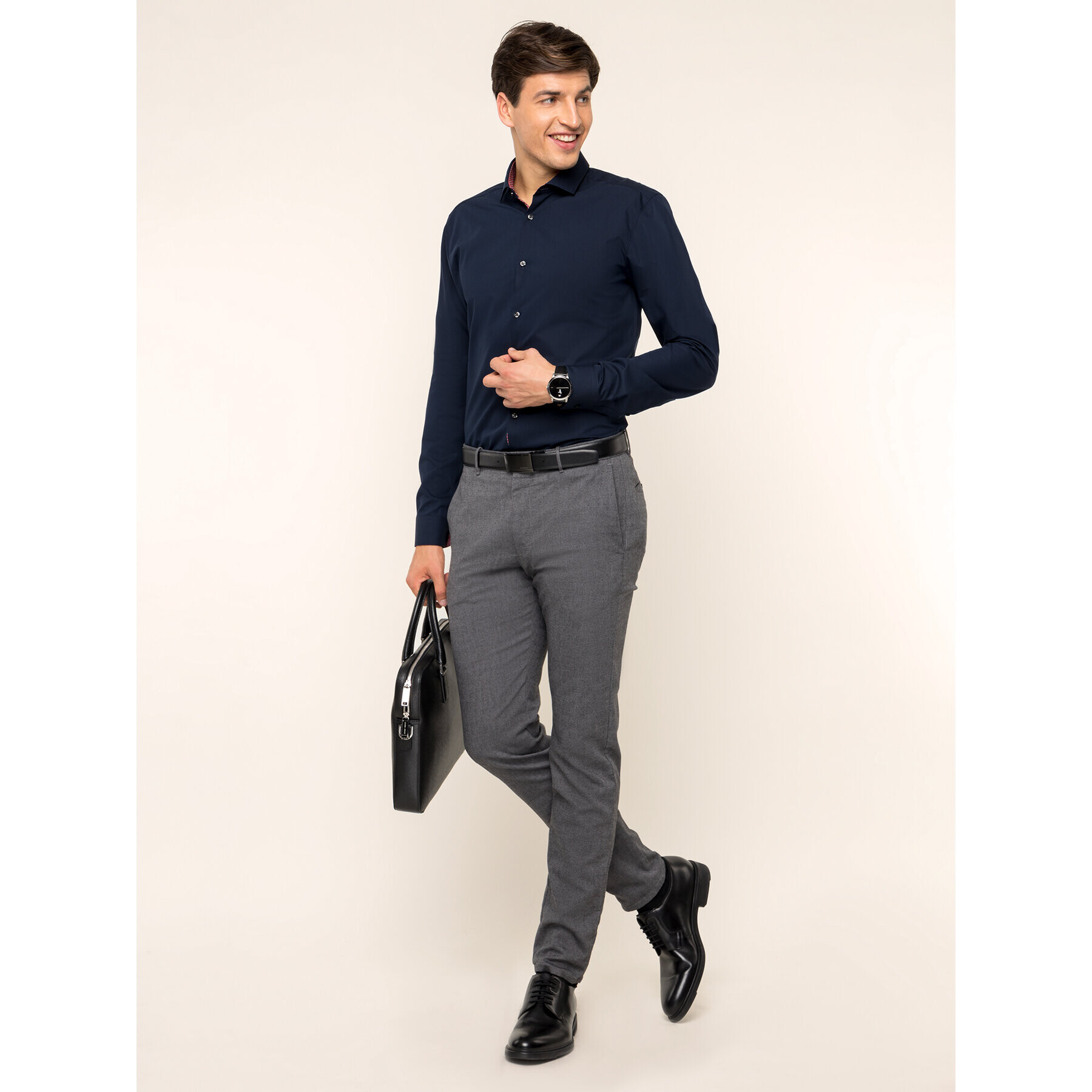 Hugo Риза 50415270 Тъмносин Extra Slim Fit - Pepit.bg