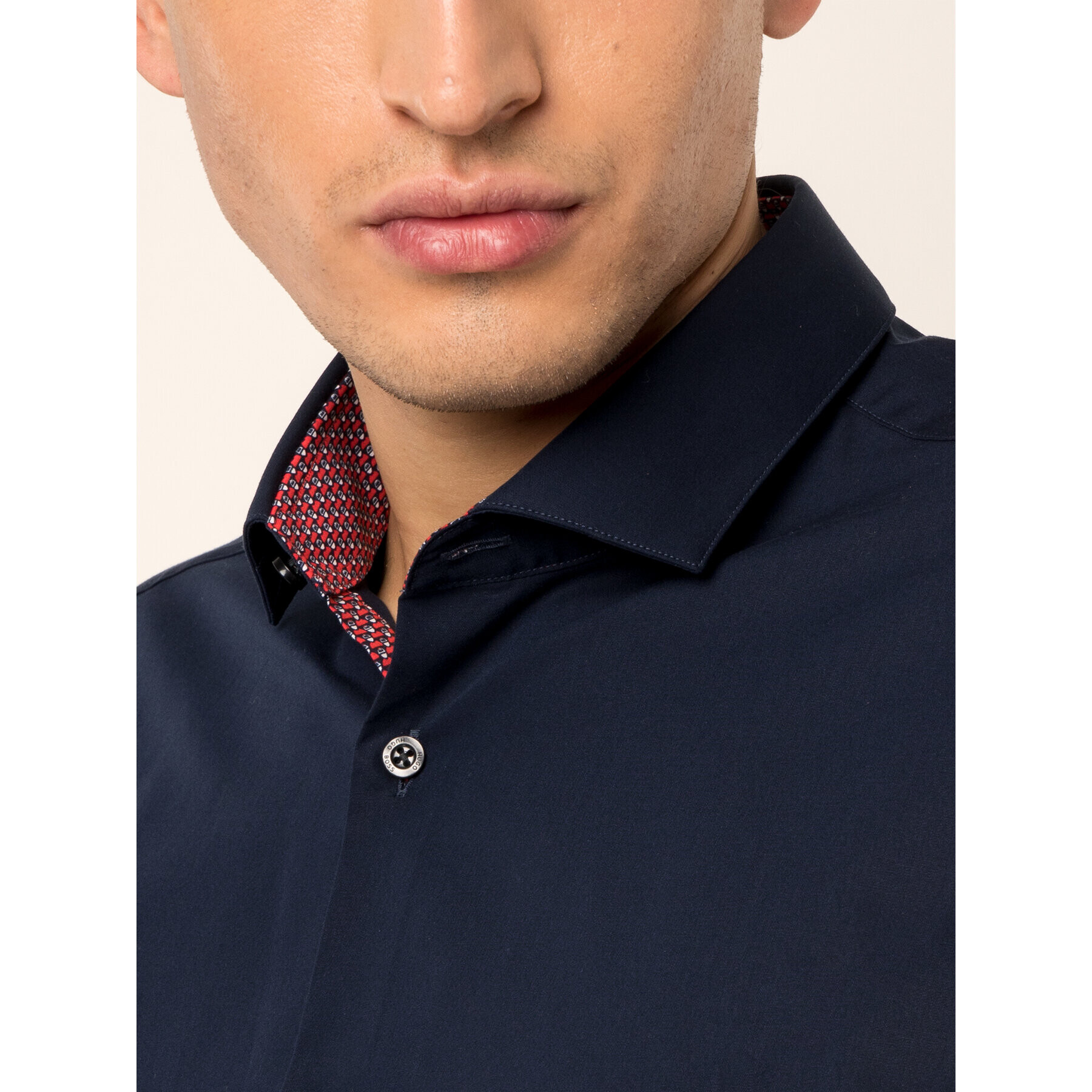 Hugo Риза 50415270 Тъмносин Extra Slim Fit - Pepit.bg