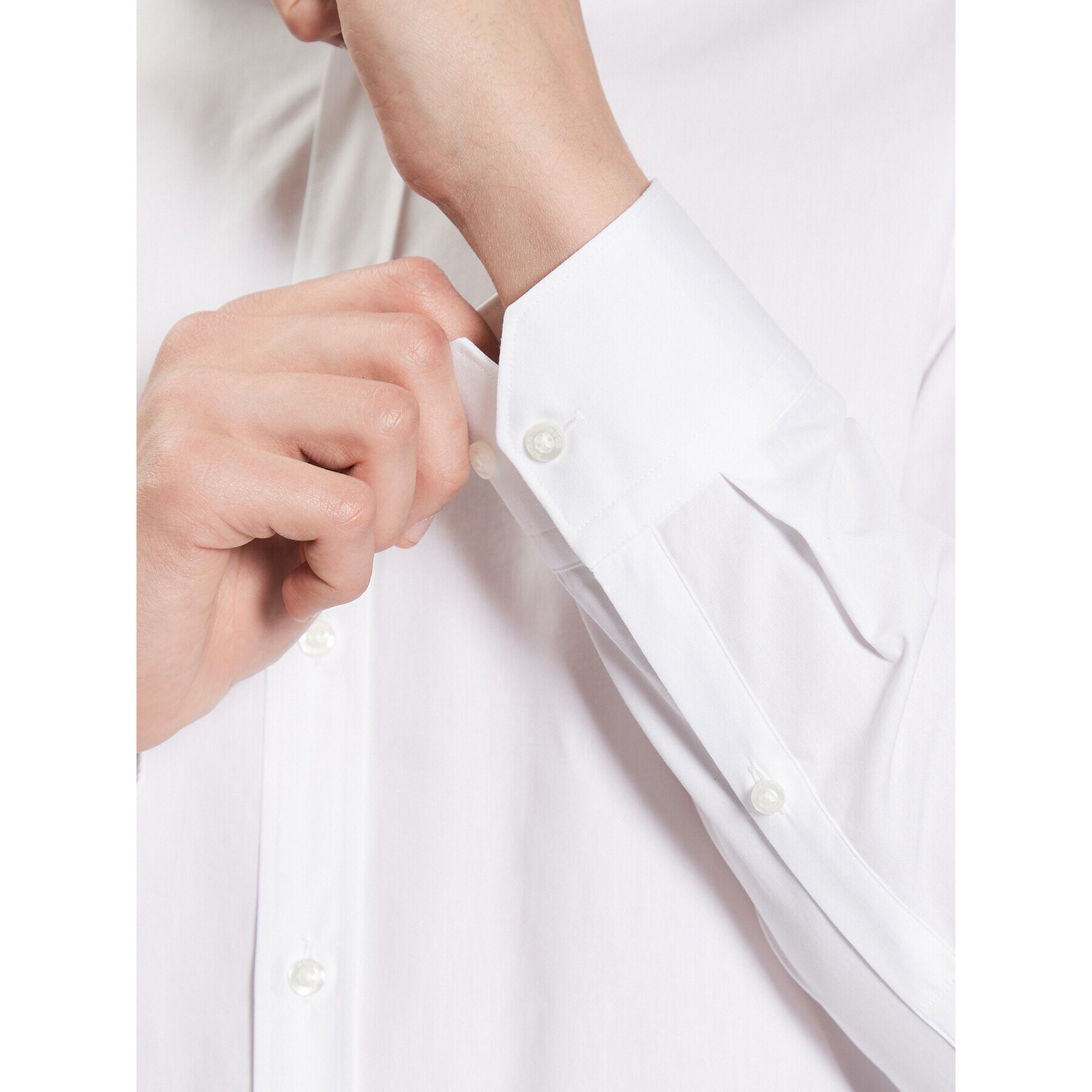 Hugo Риза 50479219 Бял Extra Slim Fit - Pepit.bg