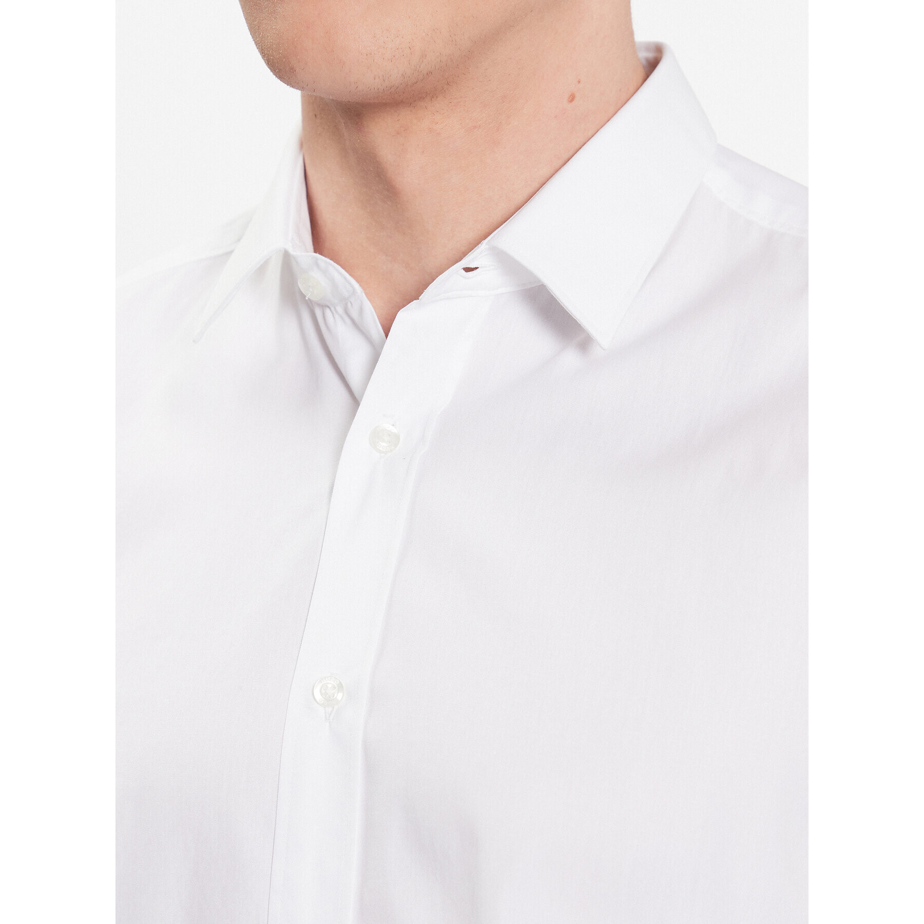 Hugo Риза 50479219 Бял Extra Slim Fit - Pepit.bg