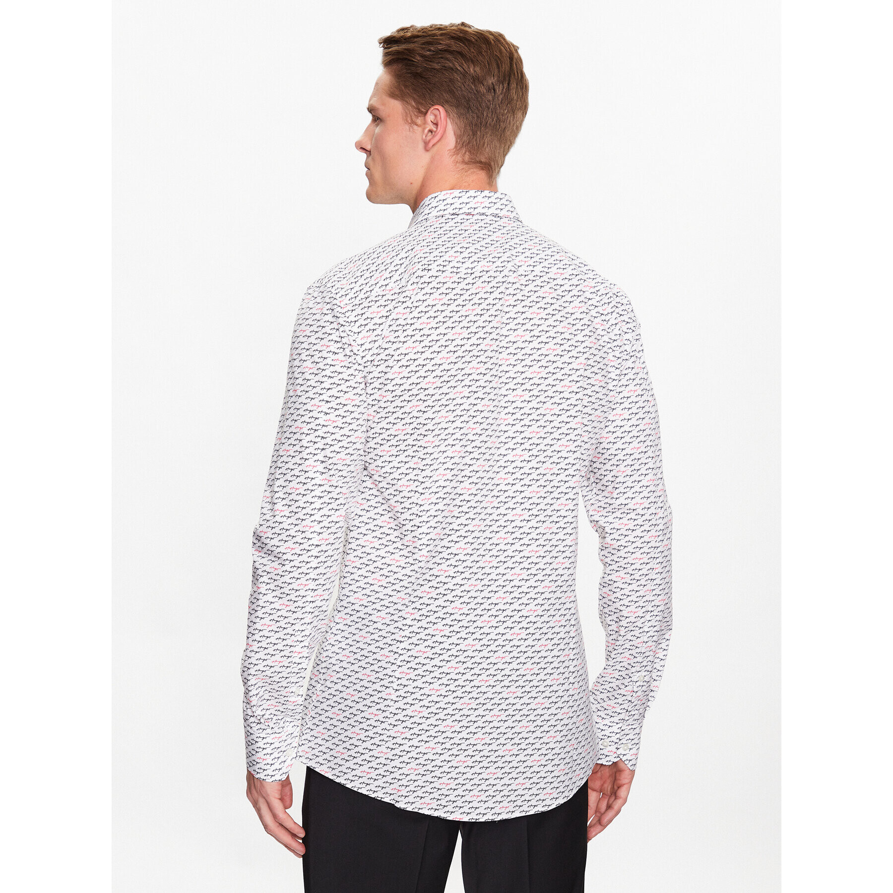 Hugo Риза 50490080 Бял Extra Slim Fit - Pepit.bg