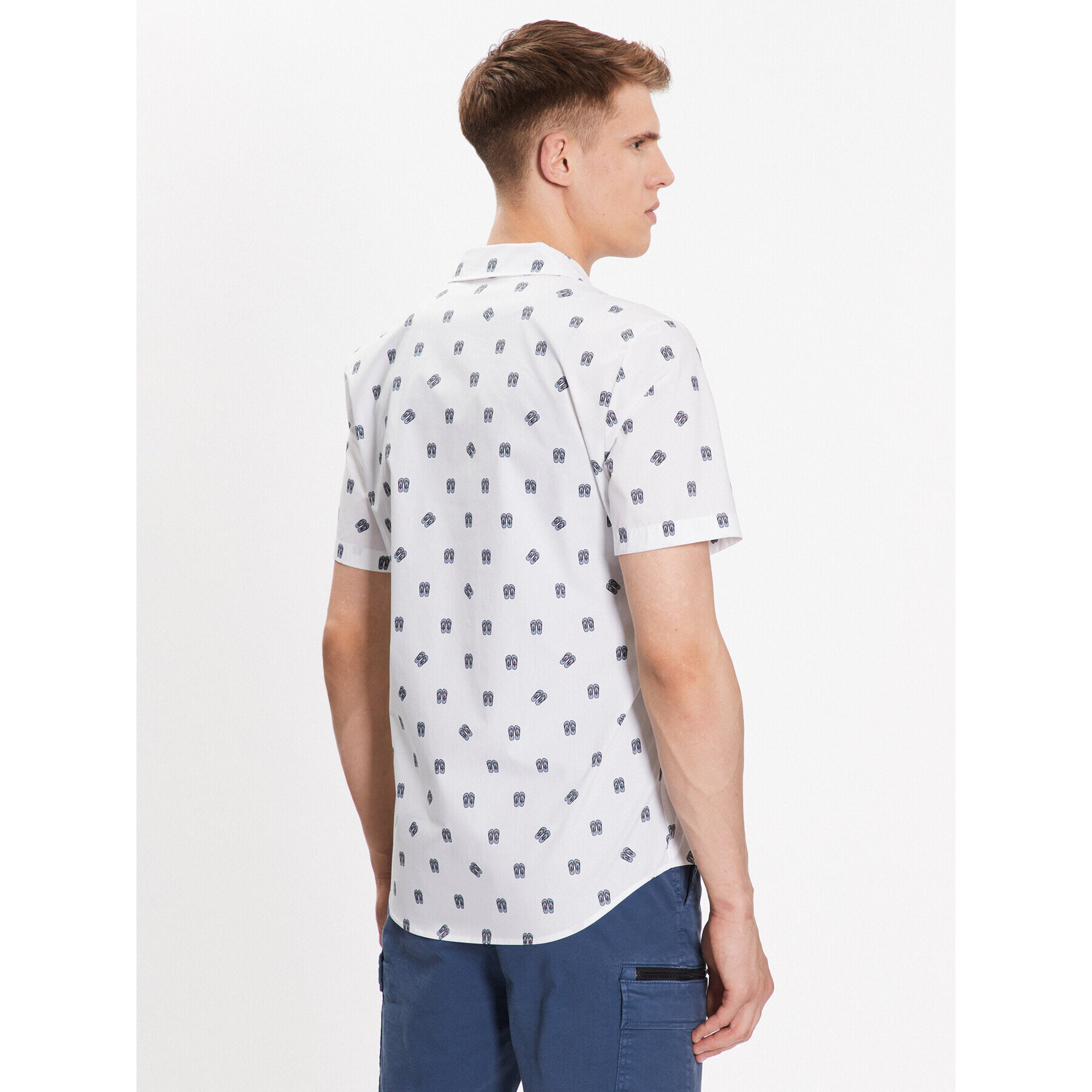 Hugo Риза 50490668 Бял Relaxed Fit - Pepit.bg