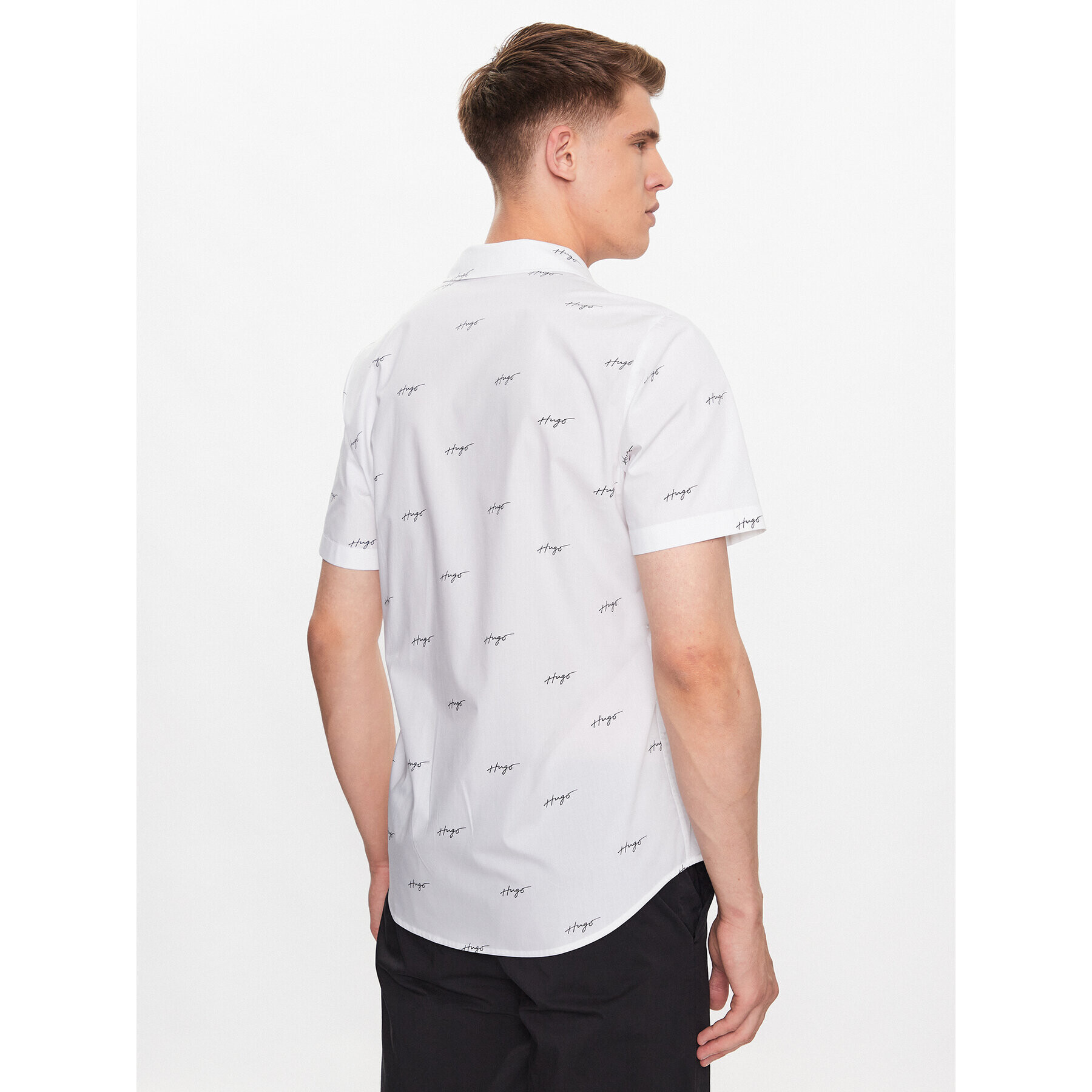 Hugo Риза 50490668 Бял Relaxed Fit - Pepit.bg