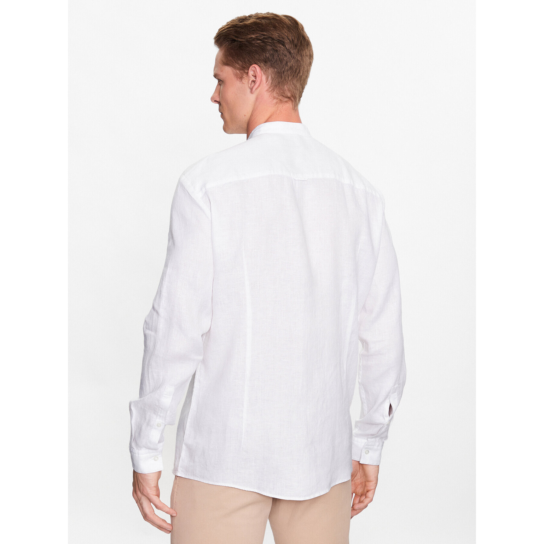 Hugo Риза 50490740 Бял Slim Fit - Pepit.bg