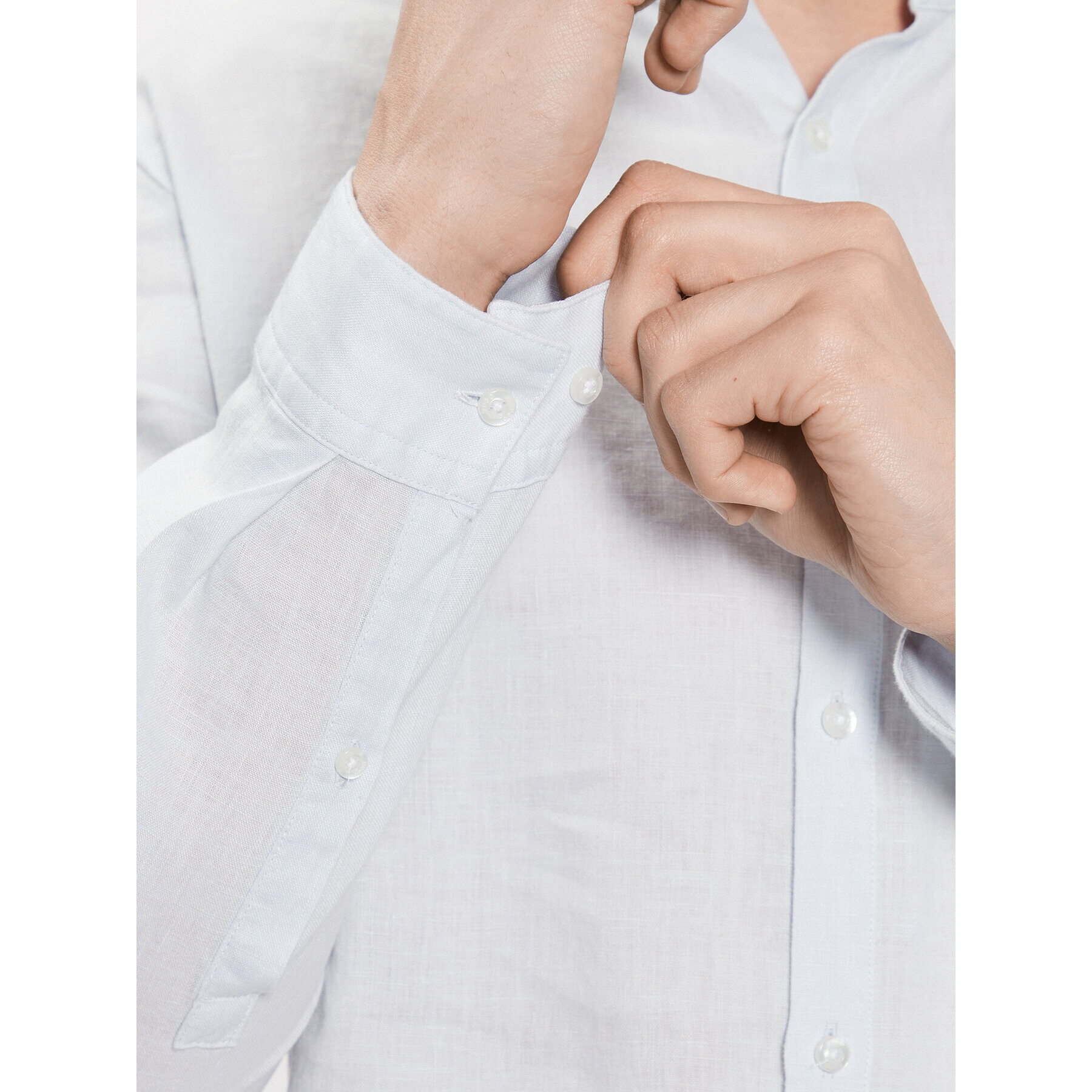 Hugo Риза 50490740 Син Slim Fit - Pepit.bg
