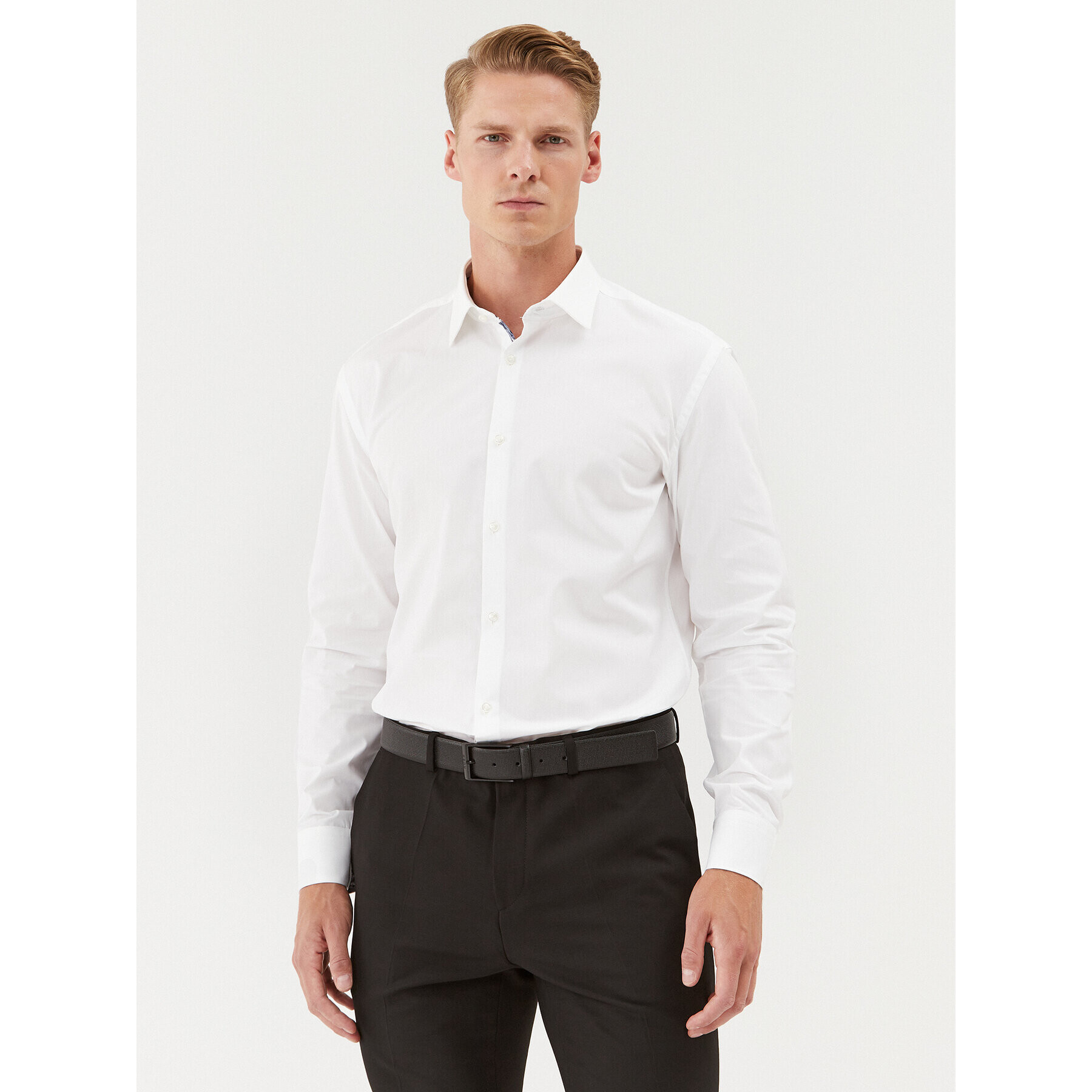 Hugo Риза 50494513 Бял Slim Fit - Pepit.bg