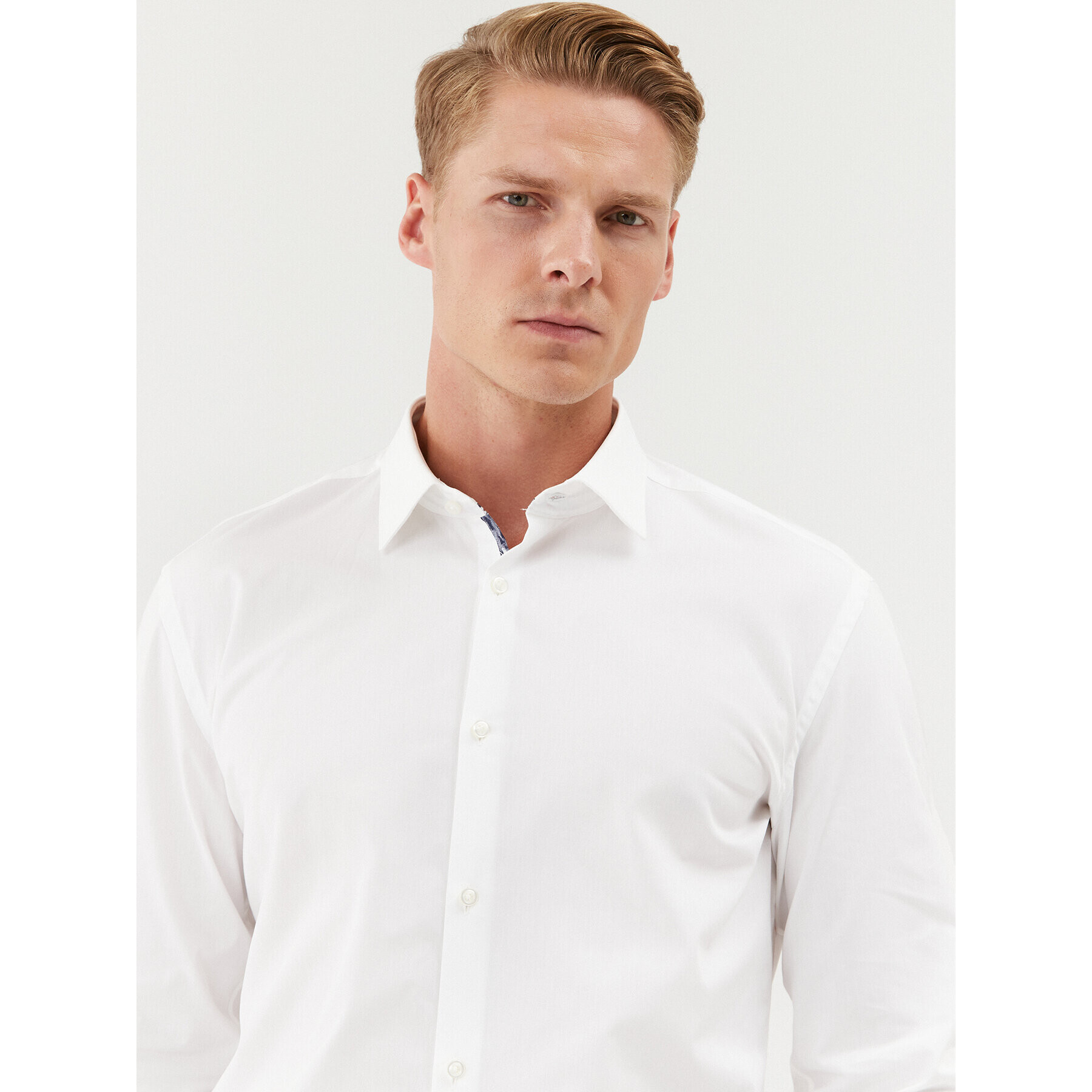 Hugo Риза 50494513 Бял Slim Fit - Pepit.bg