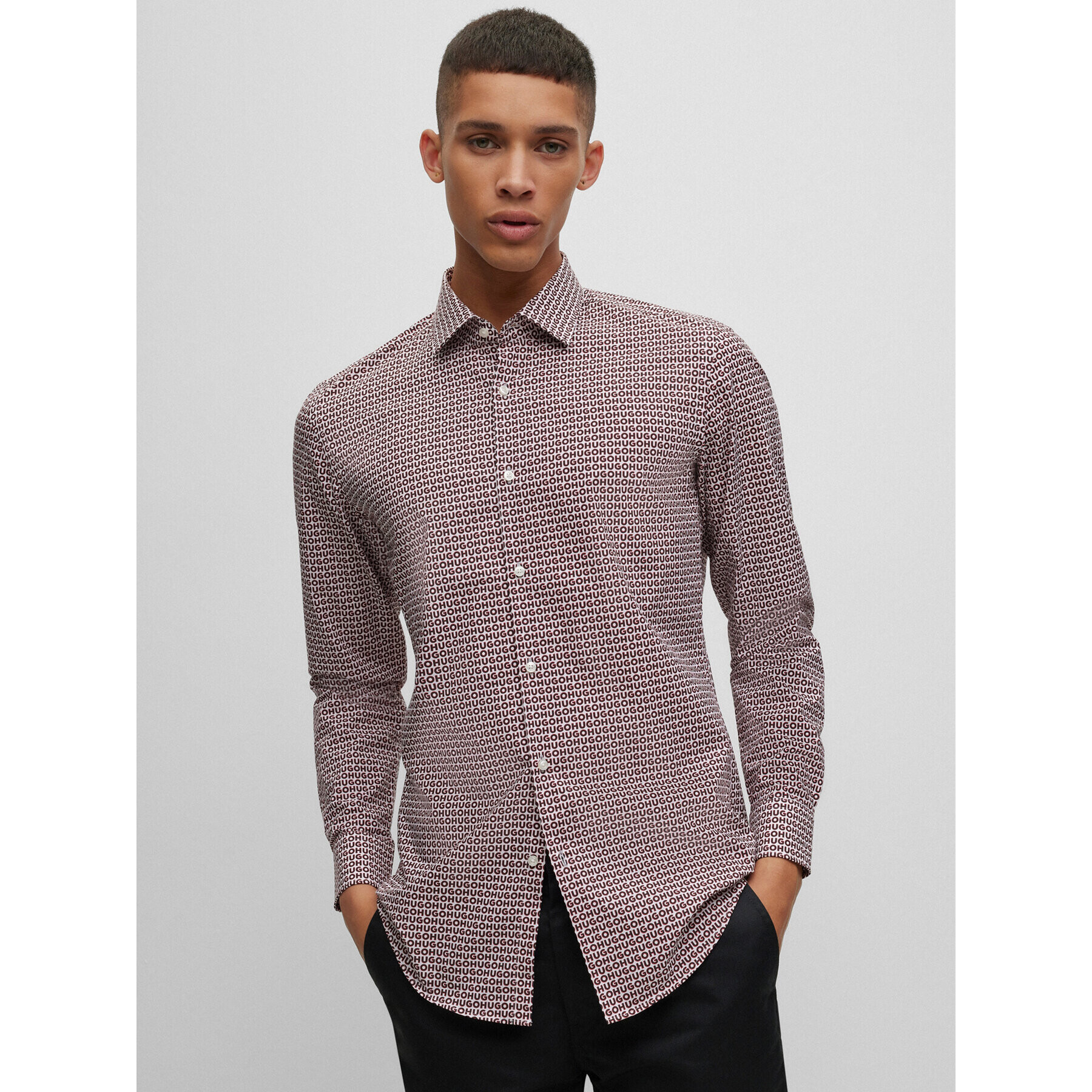 Hugo Риза 50495068 Цветен Slim Fit - Pepit.bg