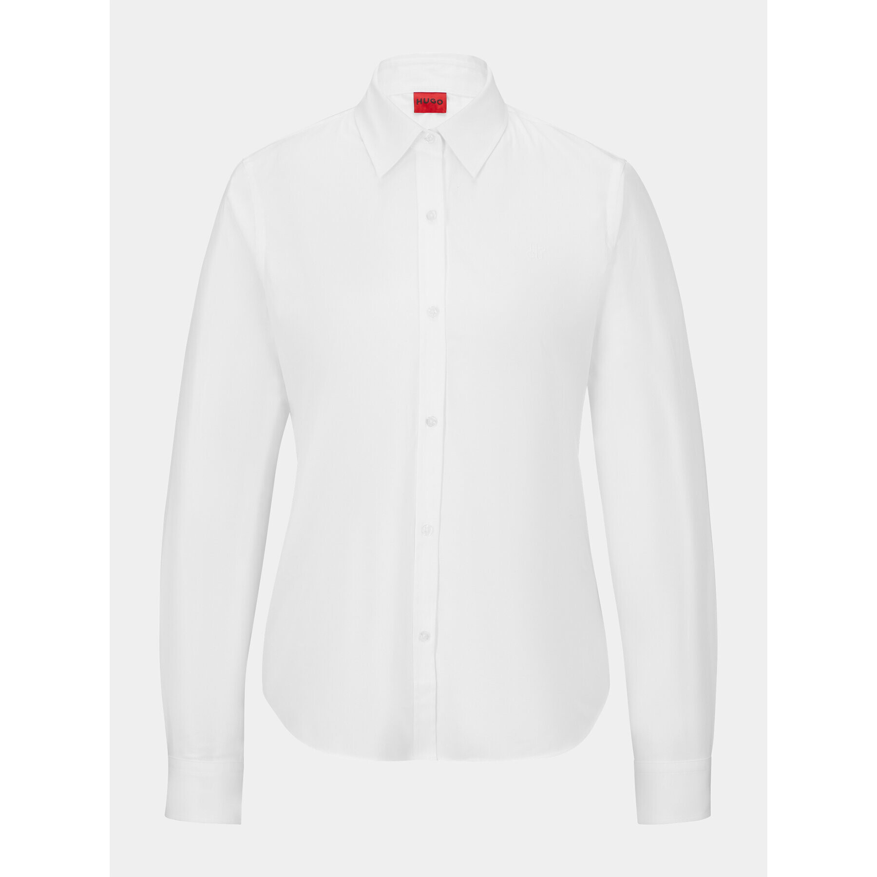 Hugo Риза The Essential 50496339 Бял Regular Fit - Pepit.bg