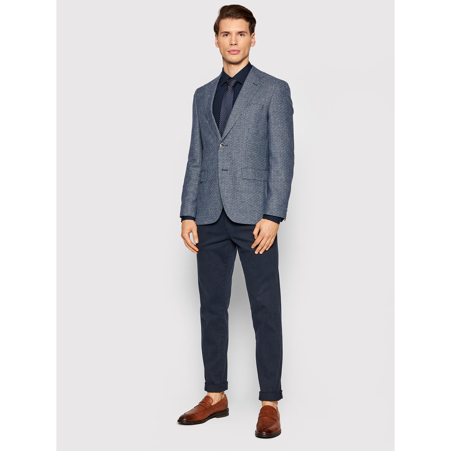 Hugo Риза C-Jenno 50289499 Тъмносин Slim Fit - Pepit.bg