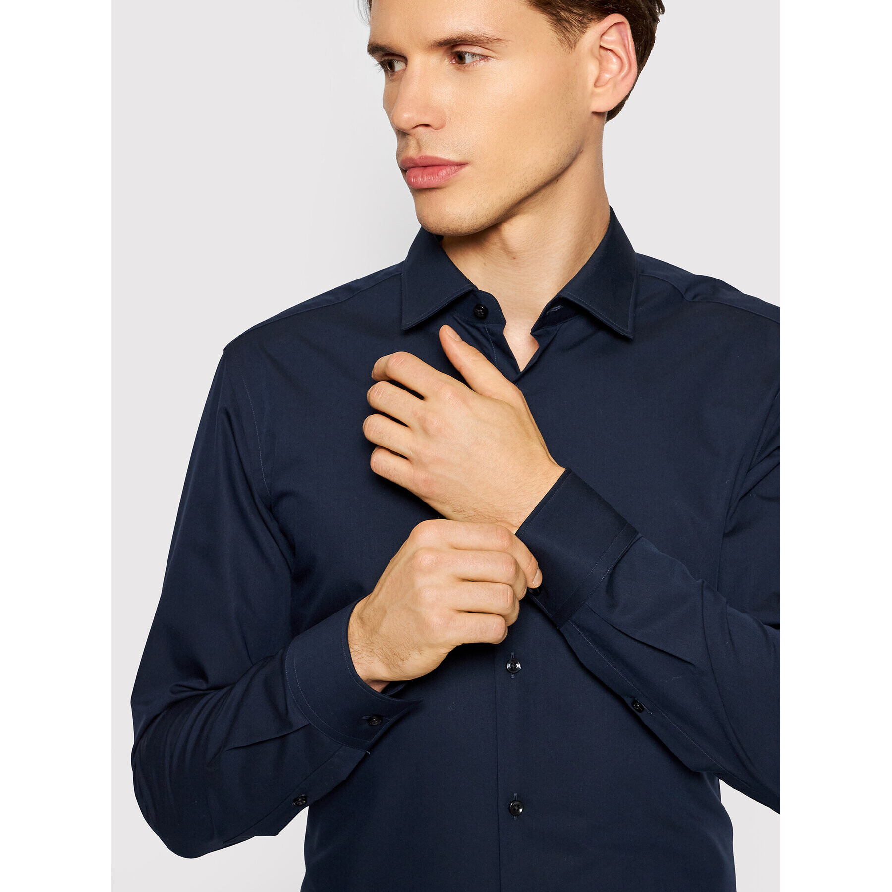 Hugo Риза C-Jenno 50289499 Тъмносин Slim Fit - Pepit.bg