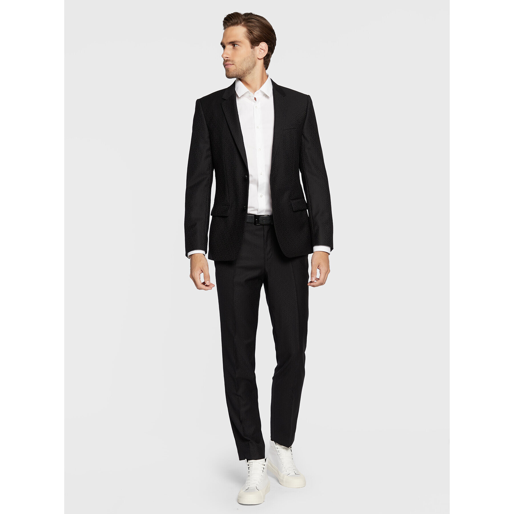 Hugo Риза Elisha02 50479396 Бял Extra Slim Fit - Pepit.bg