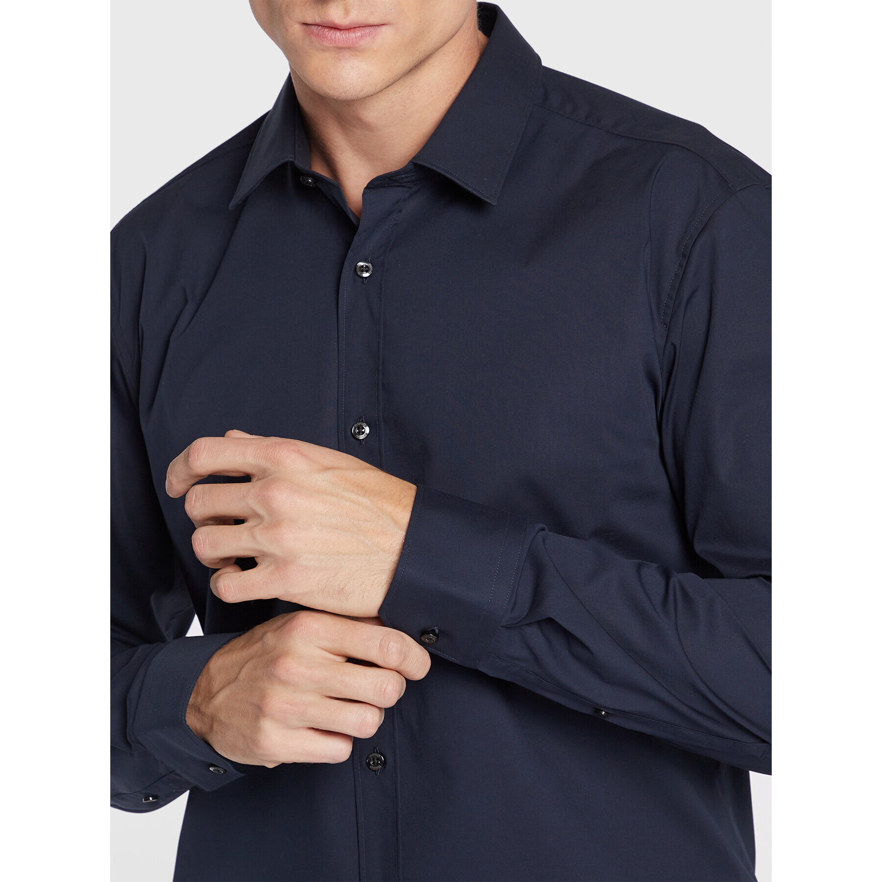 Hugo Риза Elisha02 50479396 Тъмносин Extra Slim Fit - Pepit.bg