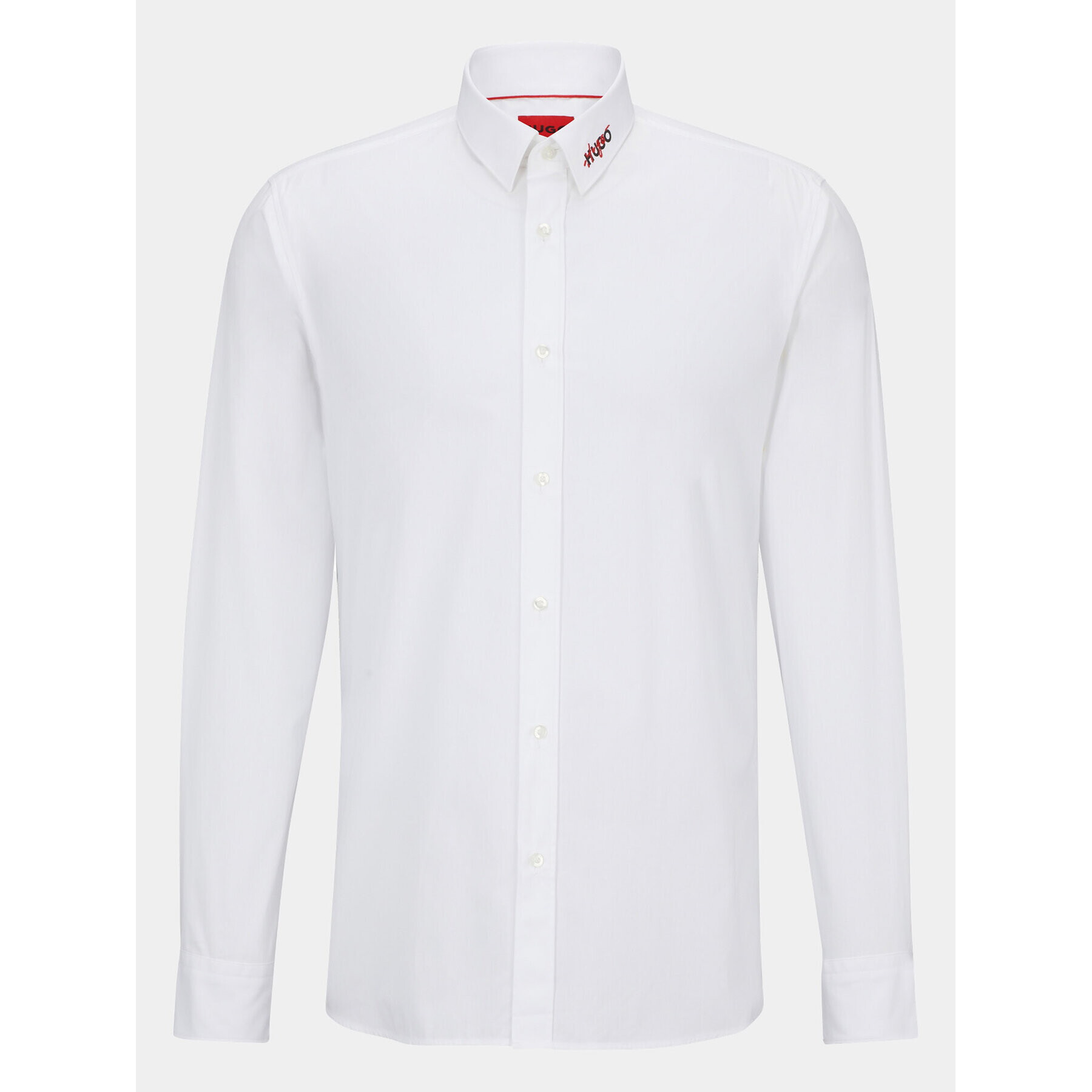 Hugo Риза Elisha02 50495087 Бял Extra Slim Fit - Pepit.bg