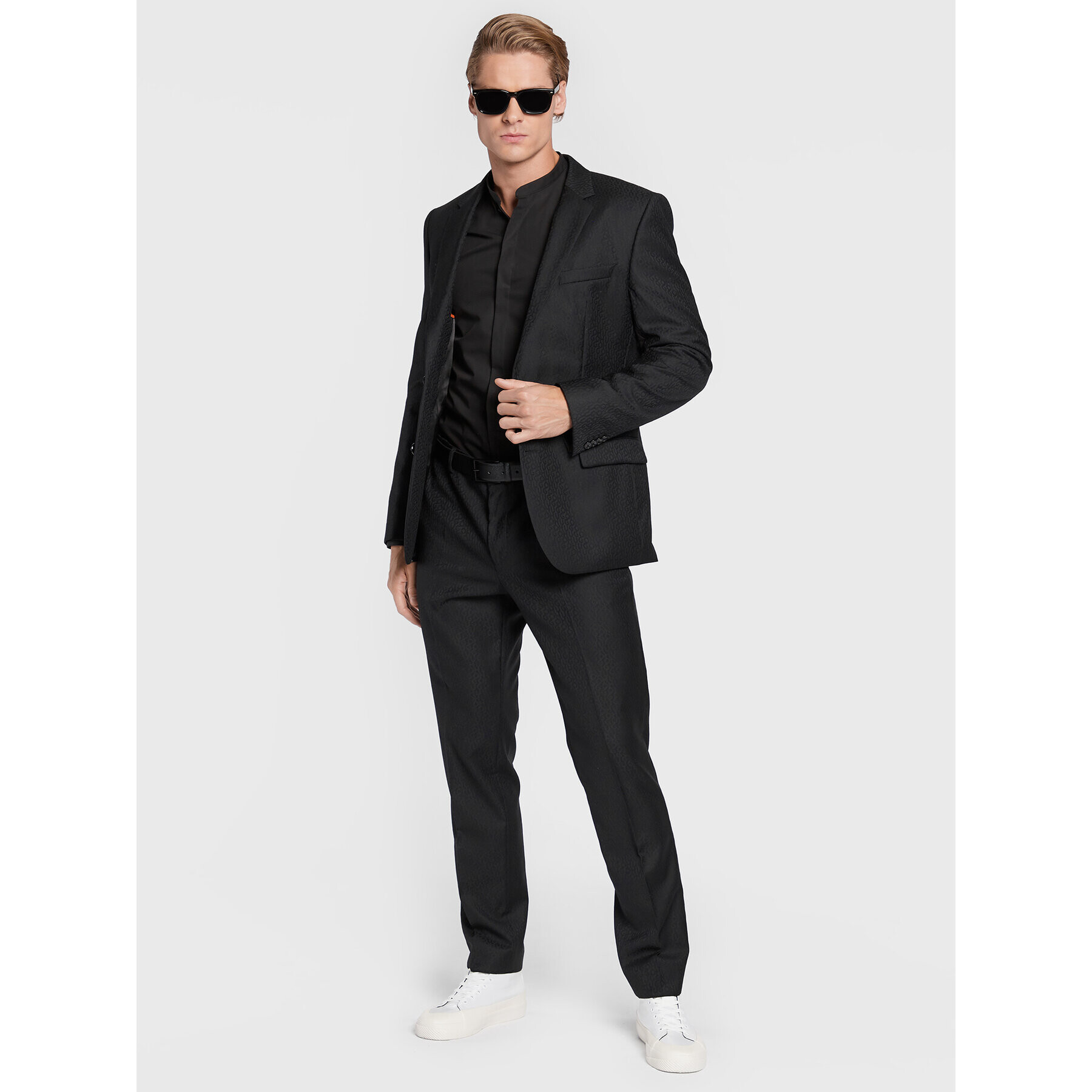 Hugo Риза Enrique 50458109 Черен Extra Slim Fit - Pepit.bg