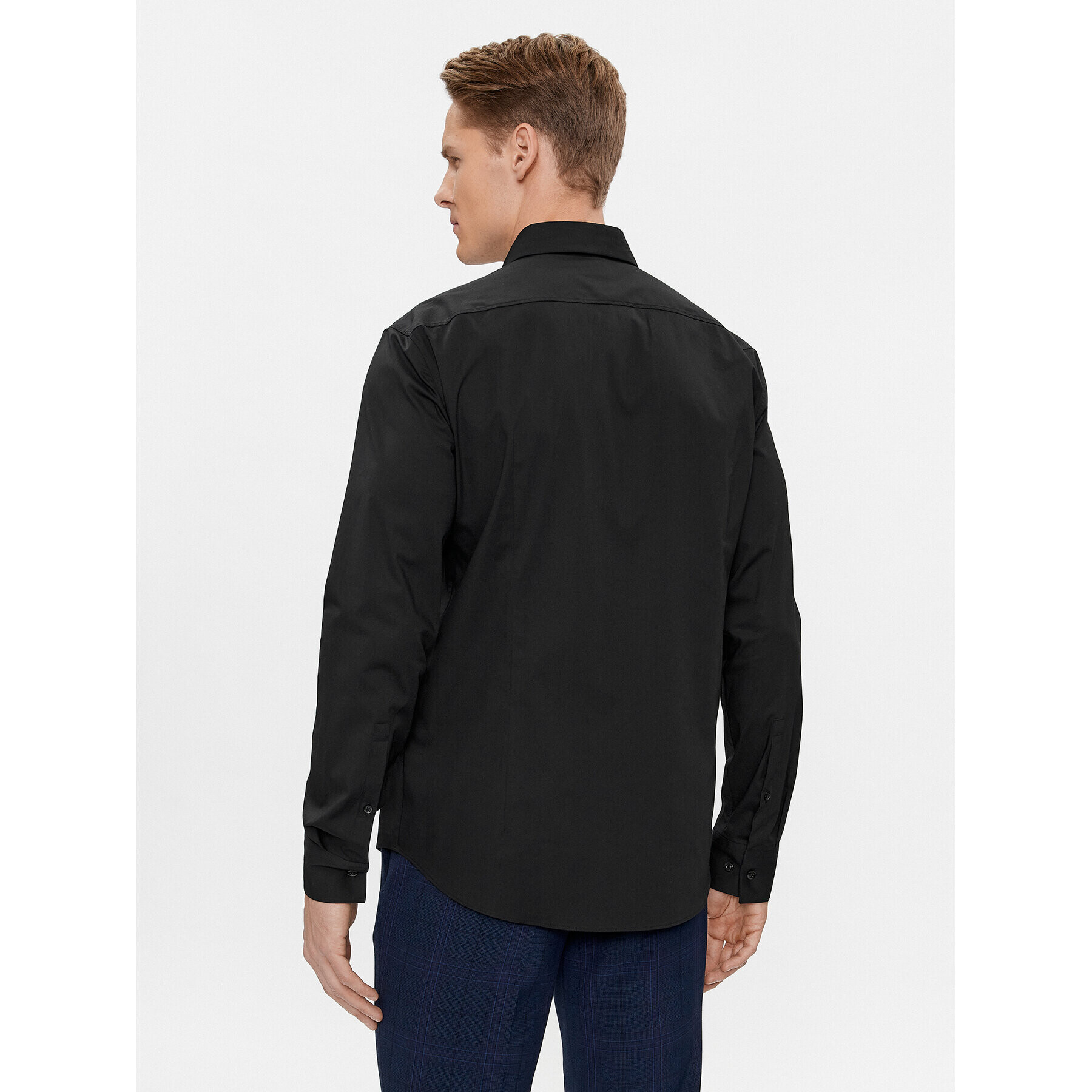 Hugo Риза Ermo 50508633 Черен Slim Fit - Pepit.bg