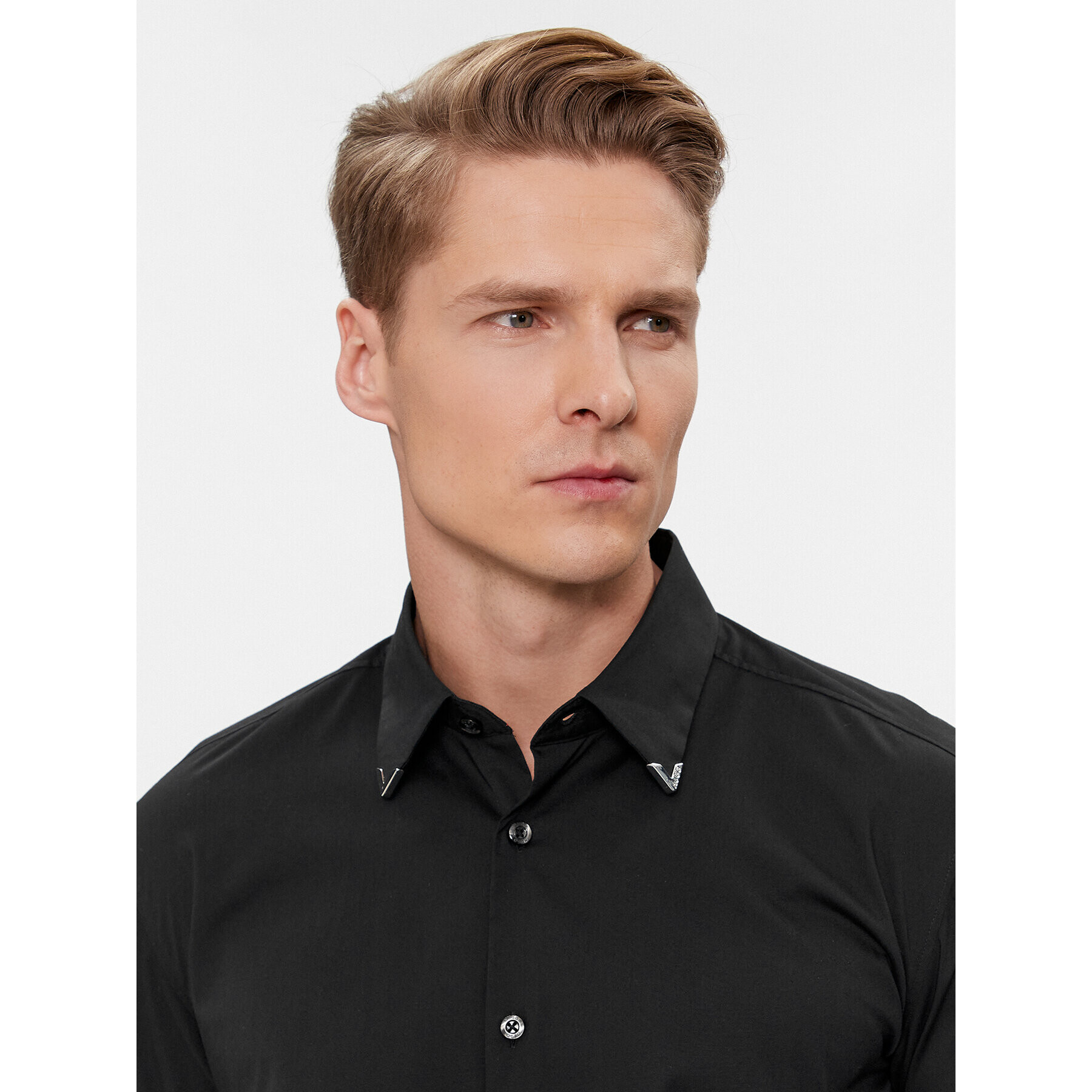 Hugo Риза Ermo 50508633 Черен Slim Fit - Pepit.bg