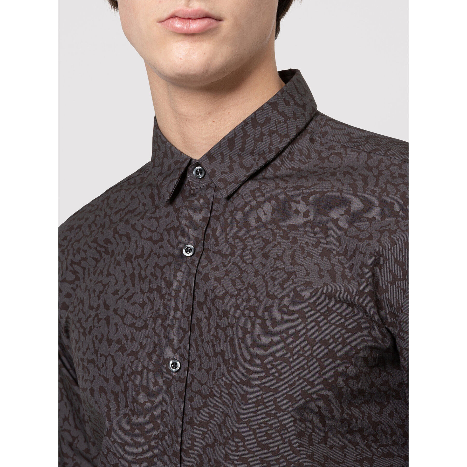 Hugo Риза Ero3-W 50449762 Черен Extra Slim Fit - Pepit.bg