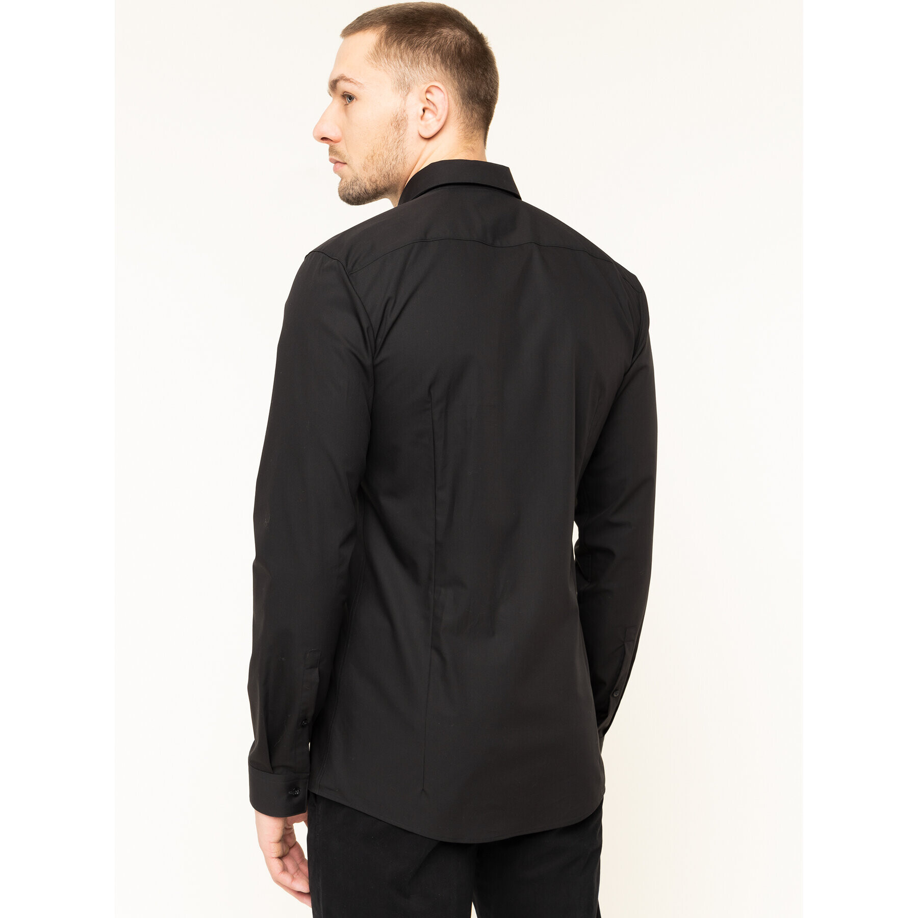 Hugo Риза Erriko 50377874 Черен Extra Slim Fit - Pepit.bg