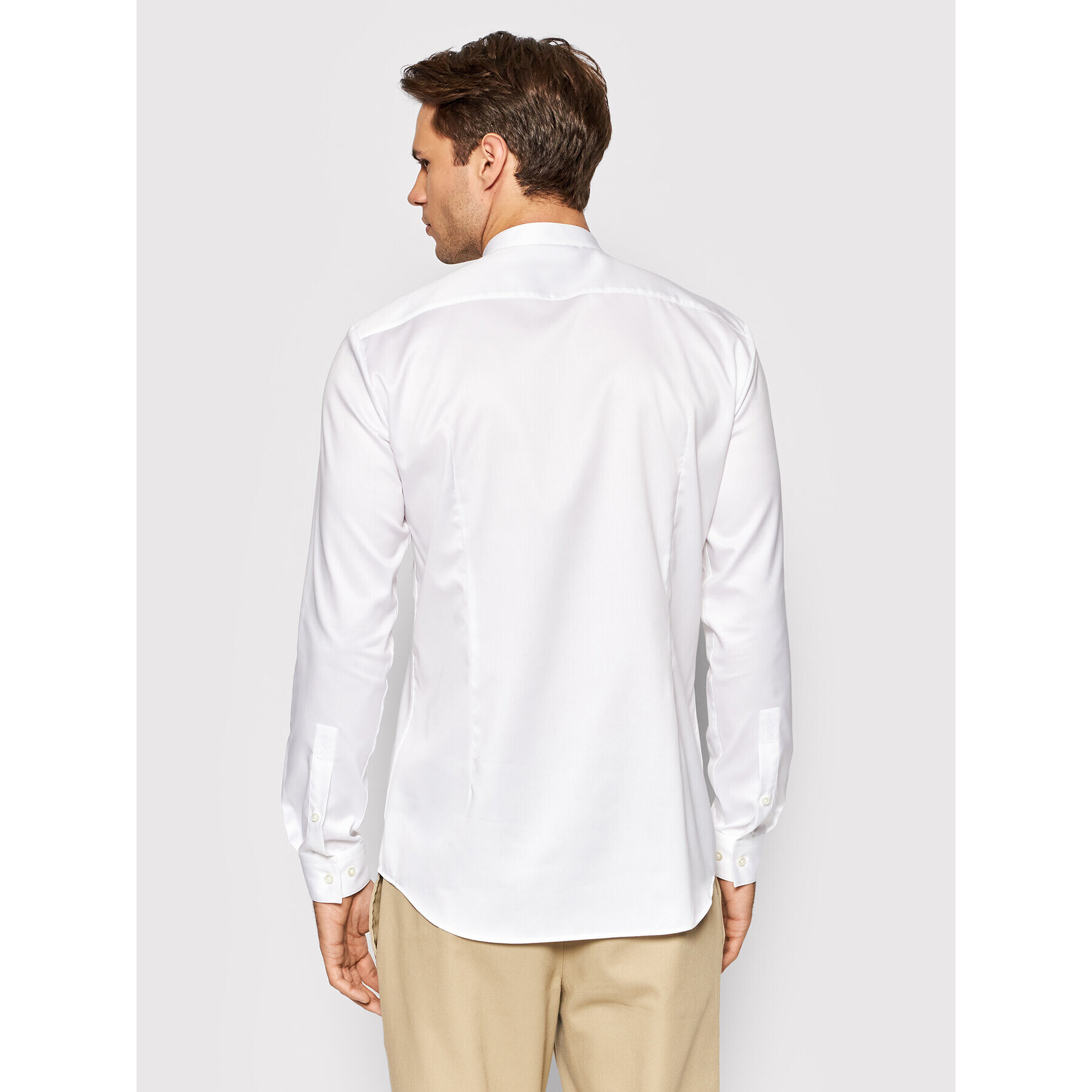Hugo Риза Kaleb 50449990 Бял Slim Fit - Pepit.bg
