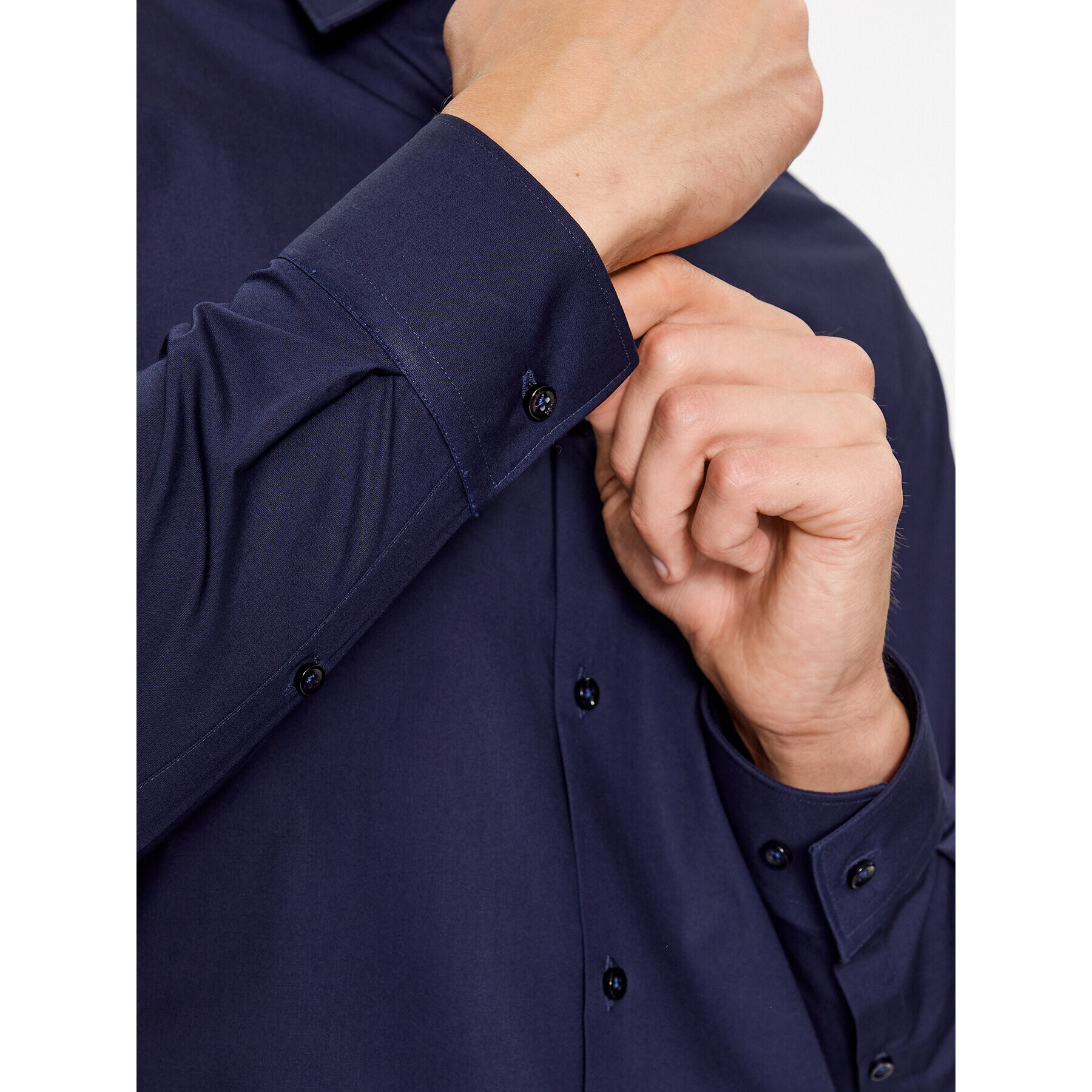 Hugo Риза Kenno 50289499 Син Slim Fit - Pepit.bg