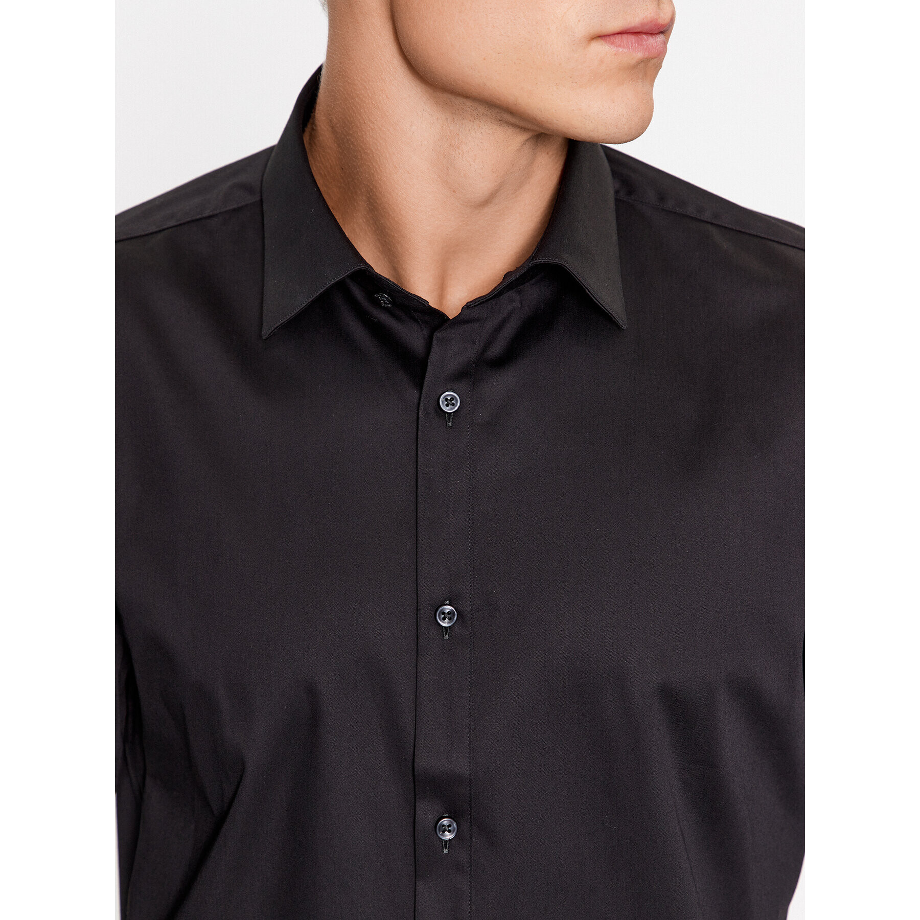 Hugo Риза King 50500956 Черен Slim Fit - Pepit.bg