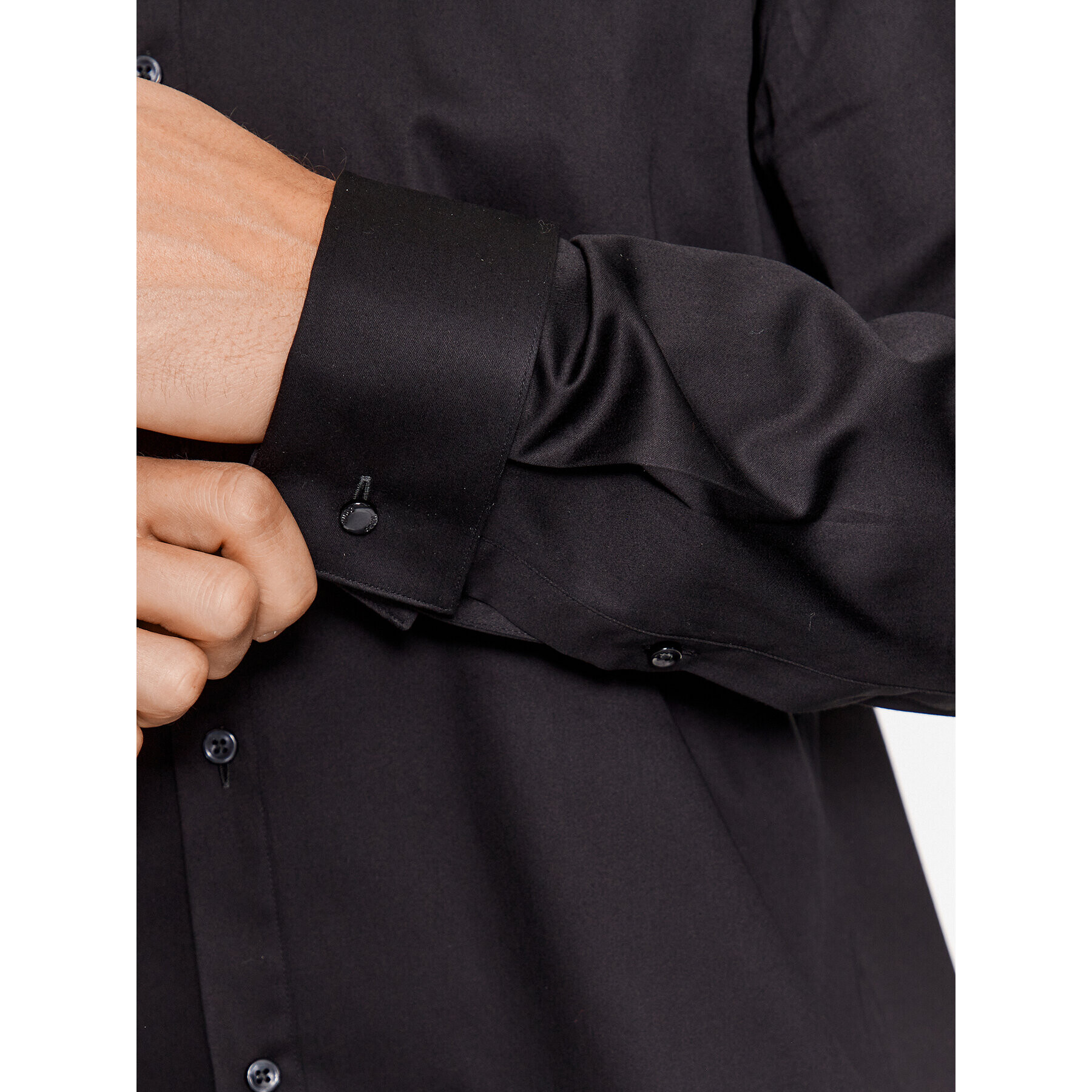 Hugo Риза King 50500956 Черен Slim Fit - Pepit.bg