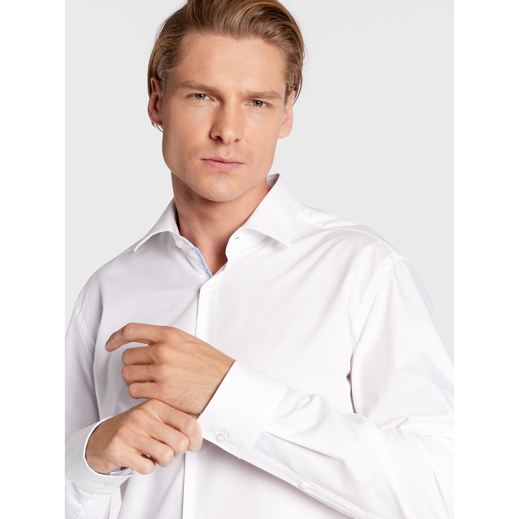 Hugo Риза Koey 50479227 Бял Slim Fit - Pepit.bg