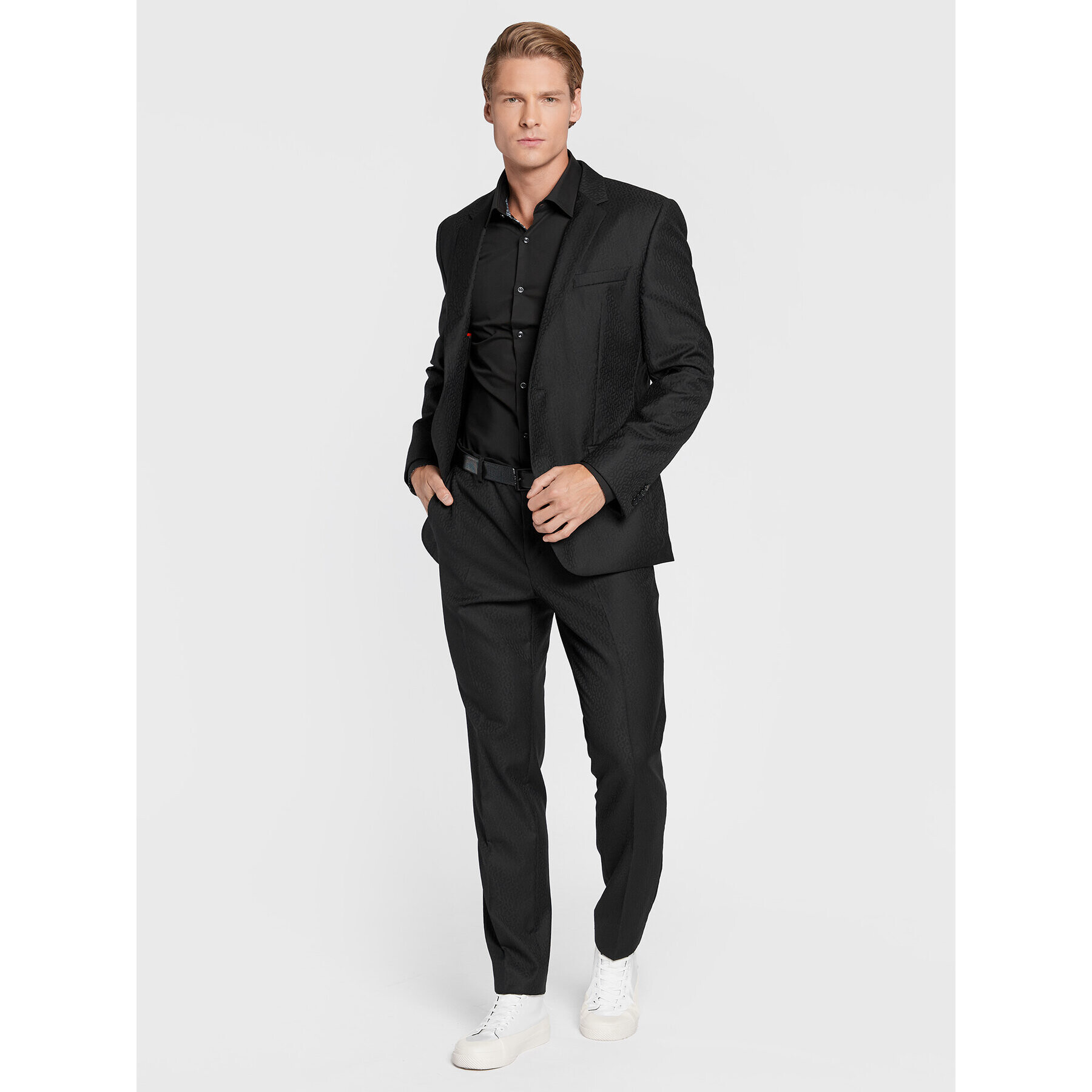 Hugo Риза Koey 50479227 Черен Slim Fit - Pepit.bg