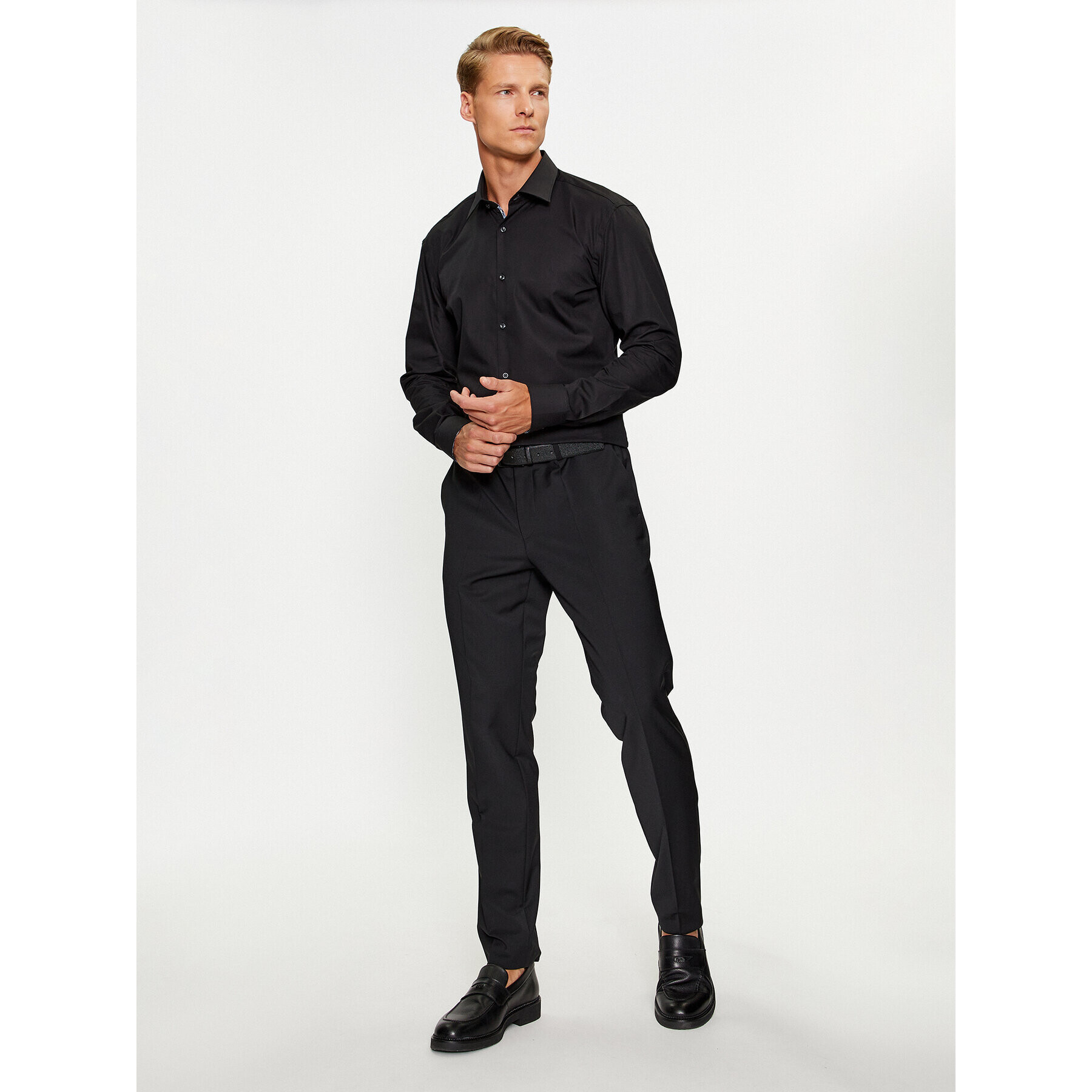 Hugo Риза Koey 50494513 Черен Slim Fit - Pepit.bg