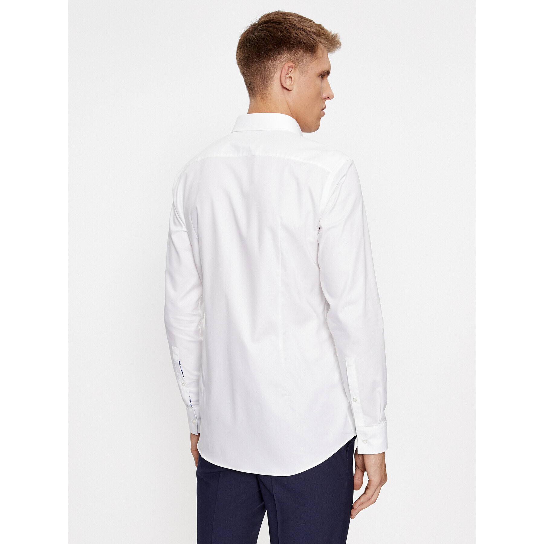 Hugo Риза Koey 50500210 Бял Slim Fit - Pepit.bg