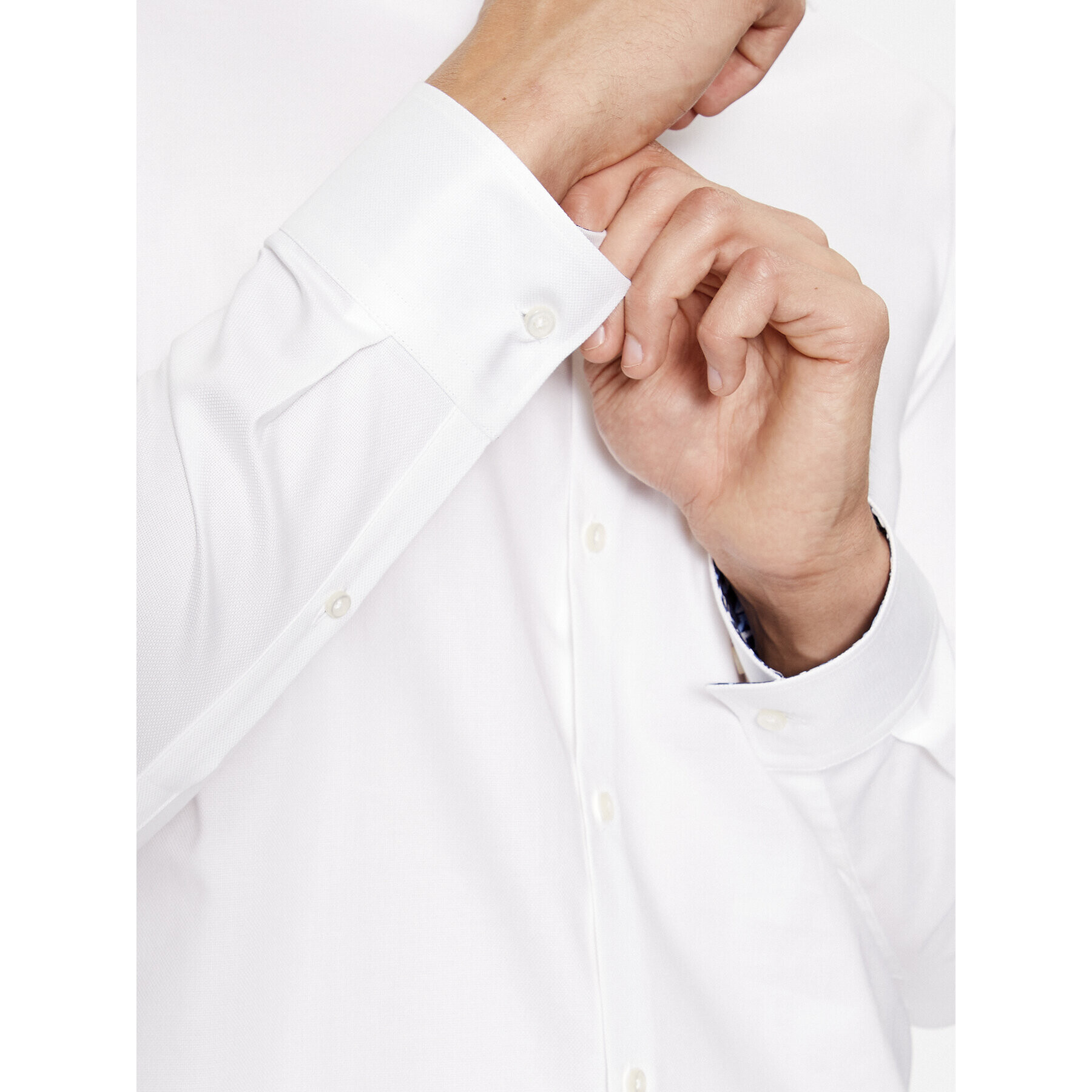 Hugo Риза Koey 50500210 Бял Slim Fit - Pepit.bg