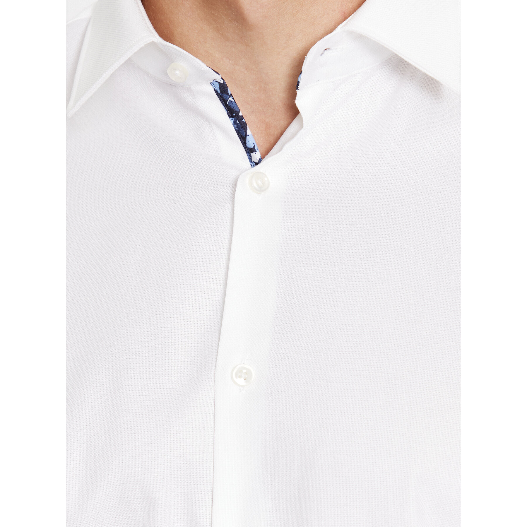 Hugo Риза Koey 50500210 Бял Slim Fit - Pepit.bg