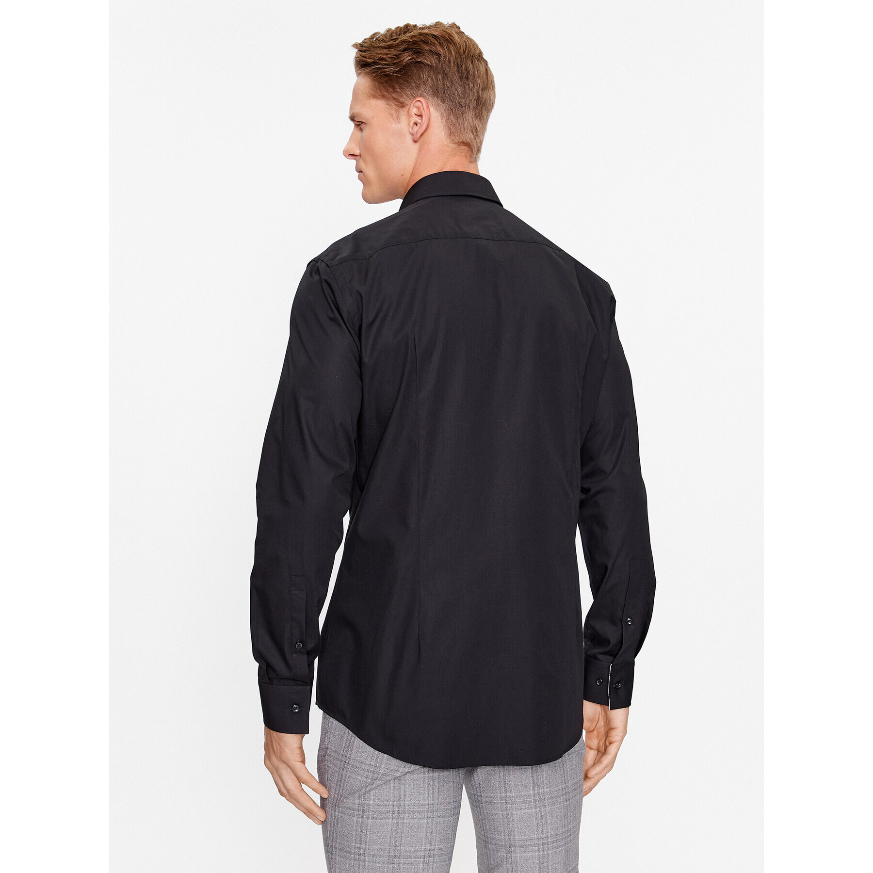 Hugo Риза Koey 50500217 Черен Slim Fit - Pepit.bg