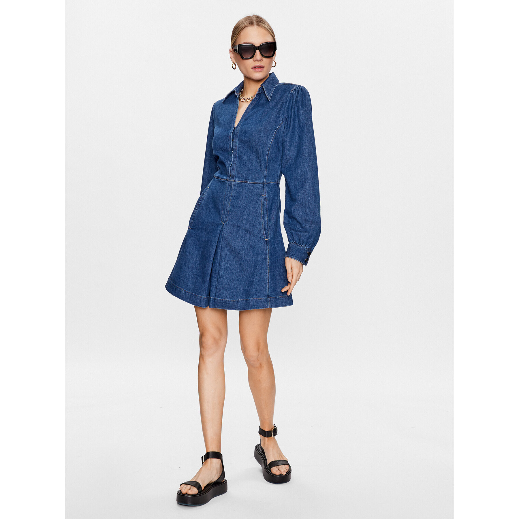 Hugo Рокля 50484190 Син Slim Fit - Pepit.bg